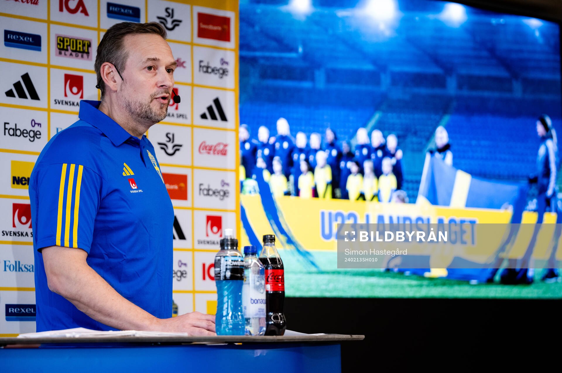 Sveriges Förbundskapten U23 Martin Qvarmans Möller