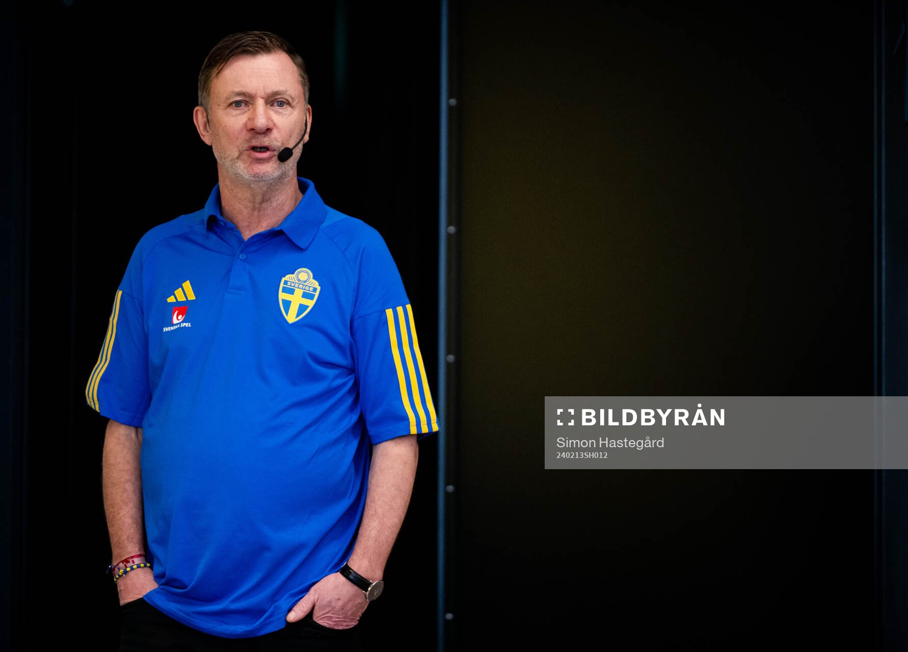 Sveriges förbundskapten Peter Gerhardsson