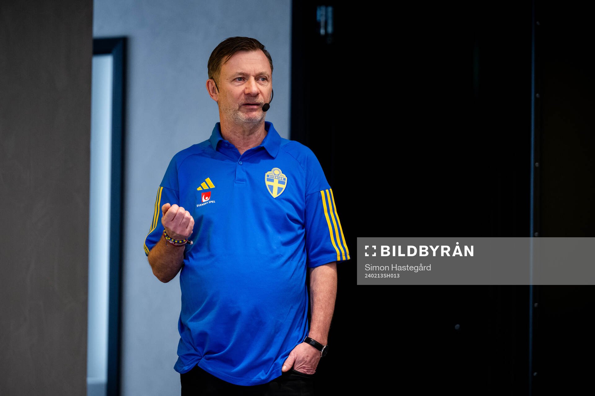 Sveriges förbundskapten Peter Gerhardsson
