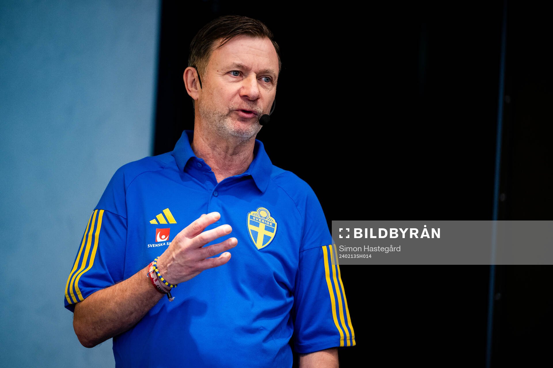Sveriges förbundskapten Peter Gerhardsson