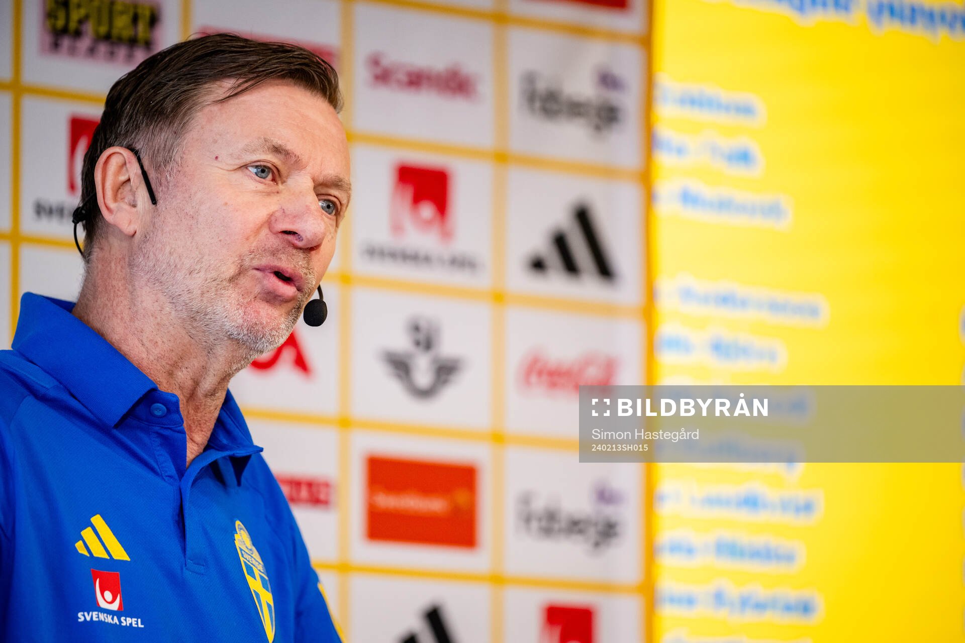 Sveriges förbundskapten Peter Gerhardsson