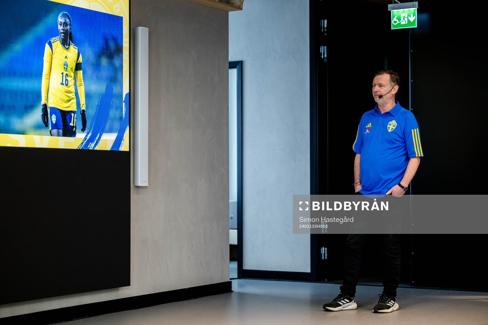 Sveriges förbundskapten Peter Gerhardsson