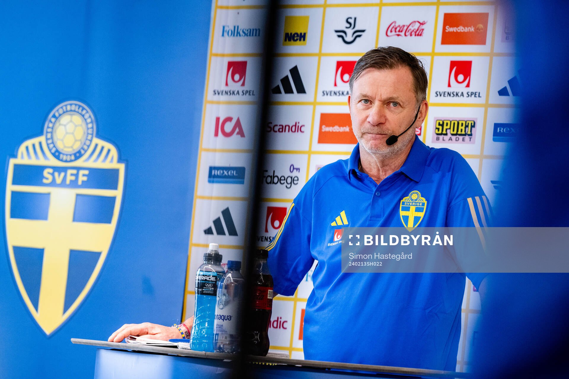 Sveriges förbundskapten Peter Gerhardsson