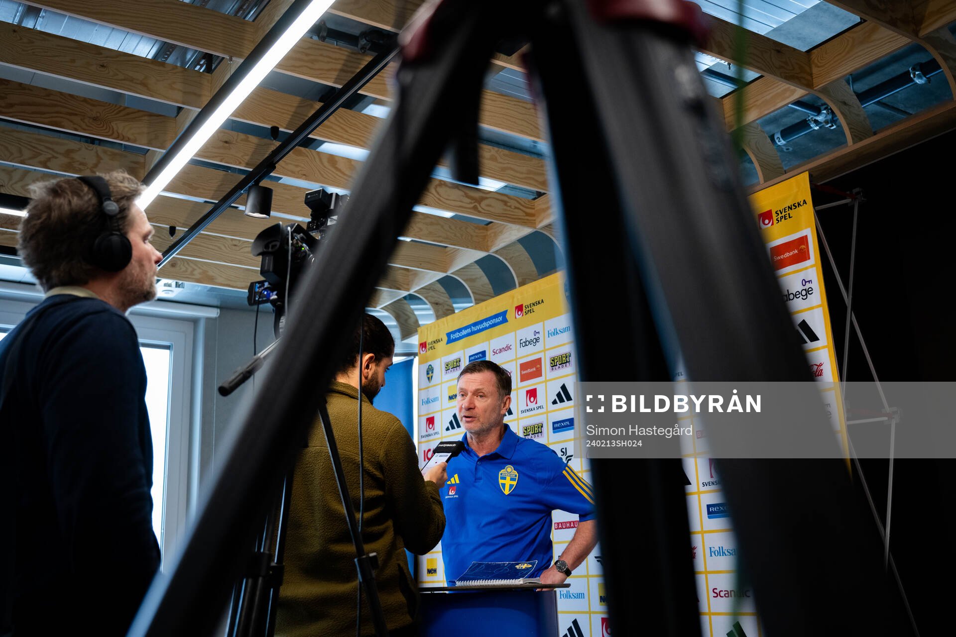 Sveriges förbundskapten Peter Gerhardsson