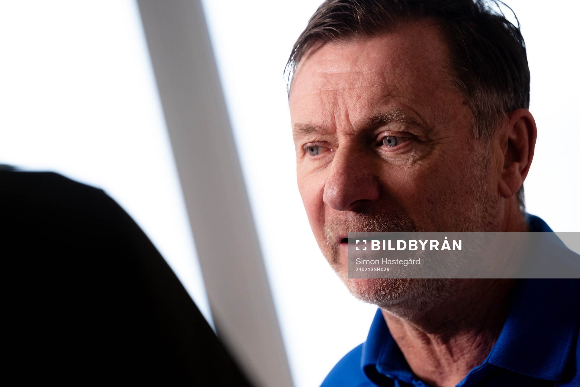 Sveriges förbundskapten Peter Gerhardsson