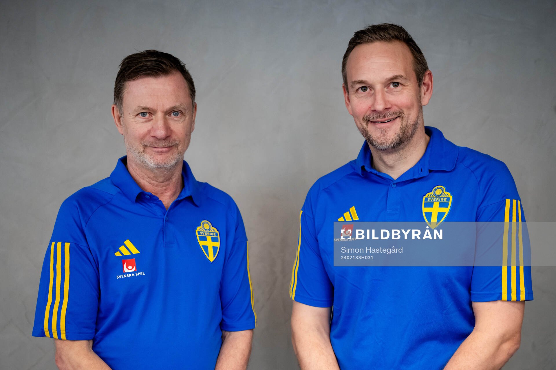 Sveriges förbundskapten Peter Gerhardsson och