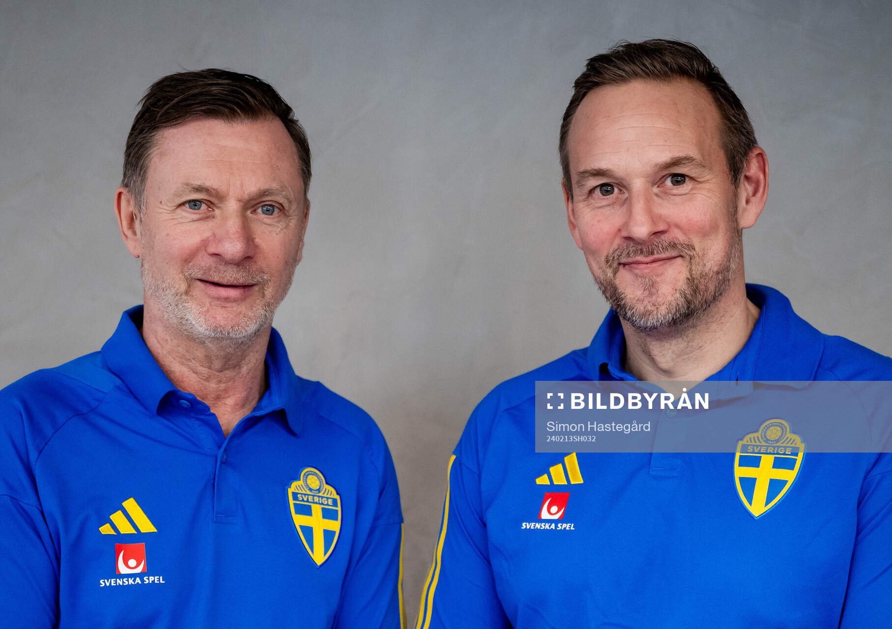 Sveriges förbundskapten Peter Gerhardsson och