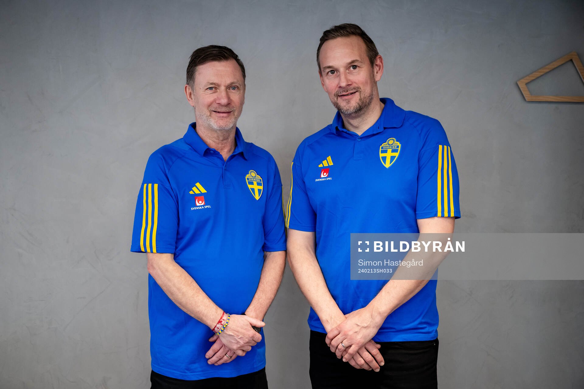 Sveriges förbundskapten Peter Gerhardsson och