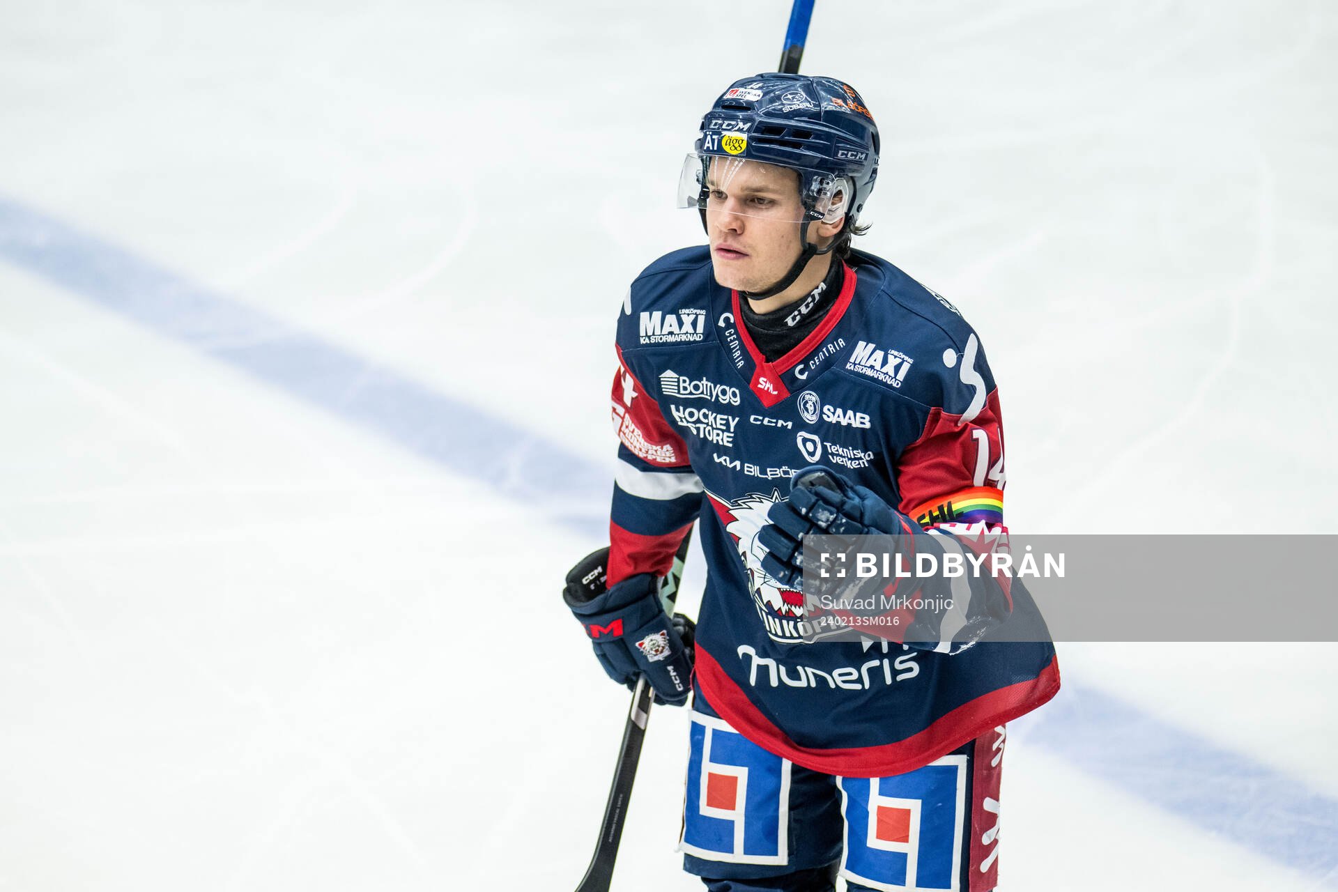 Linköpings Arvid Costmar jublar