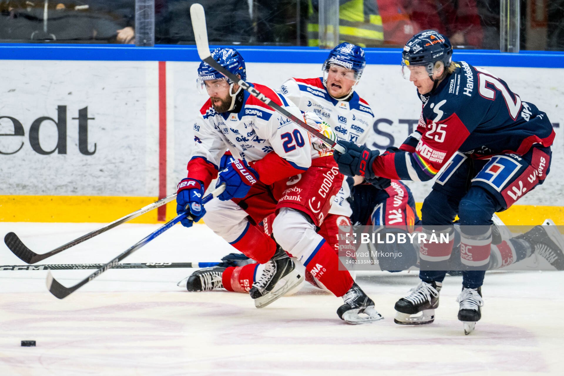 Oskarshamns Hynek Zohorna och Linköpings Filip Bystedt