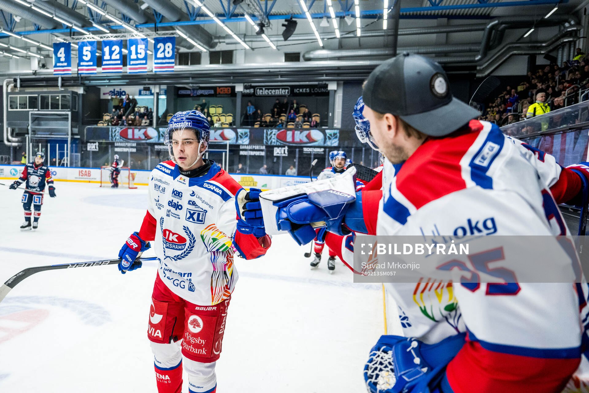 Oskarshamns Viktor Lodin jublar