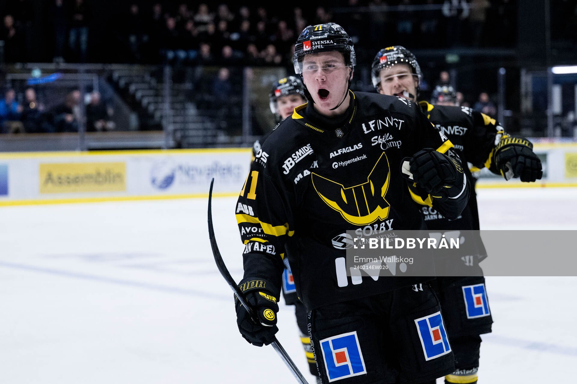 Västerås Herman Träff jublar