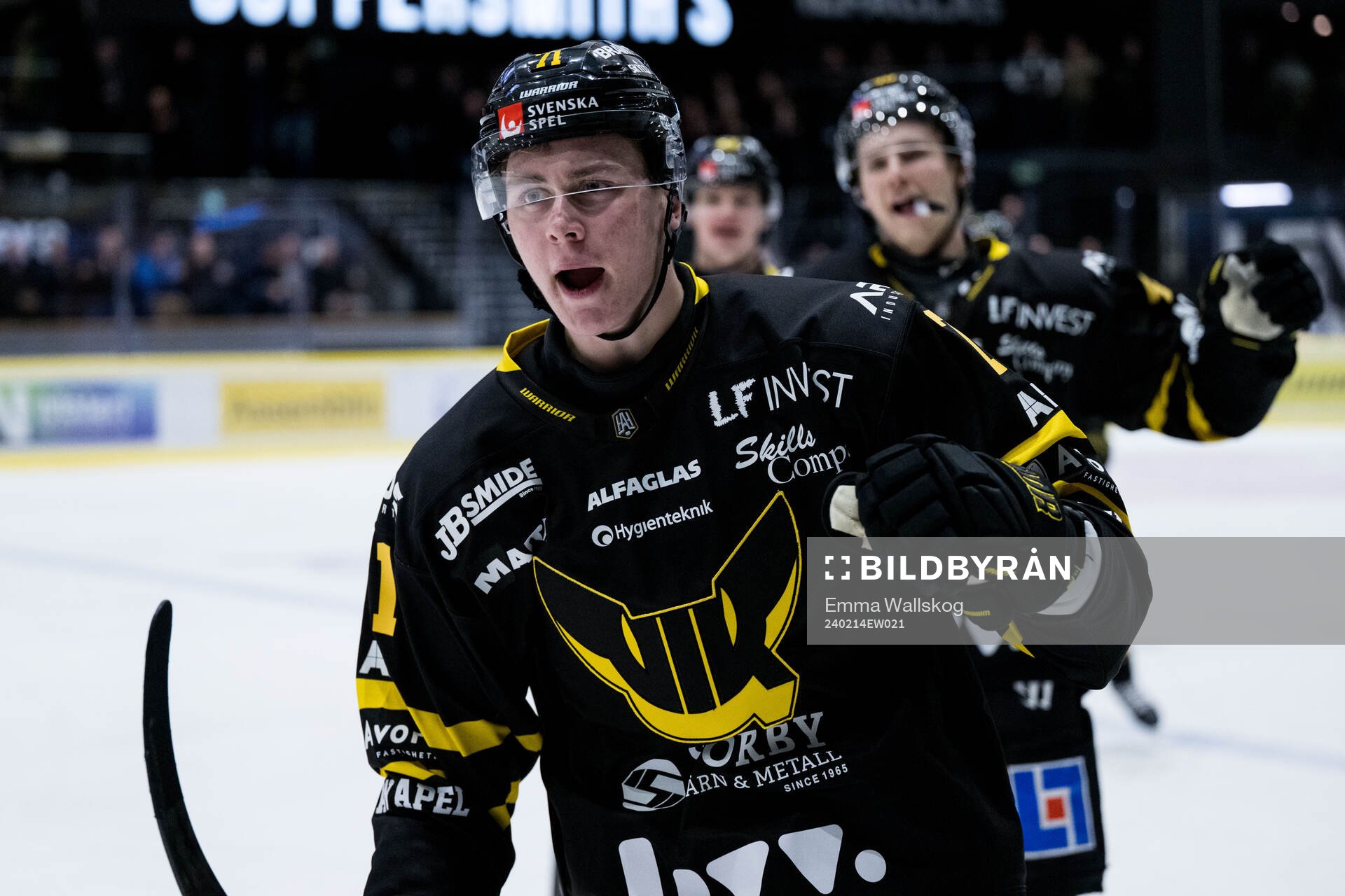 Västerås Herman Träff jublar