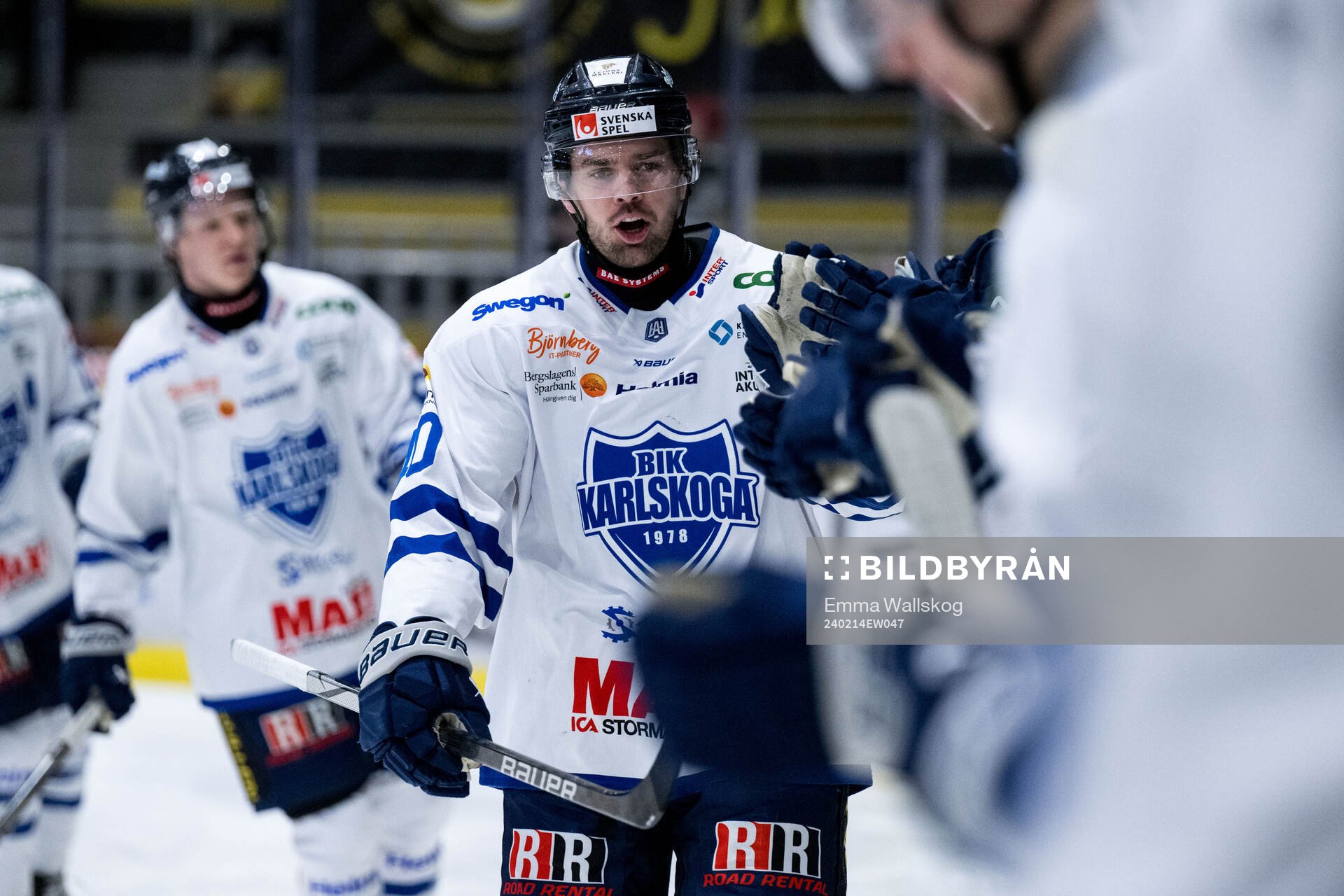 Karlskogas Kalle Jellvert jublar