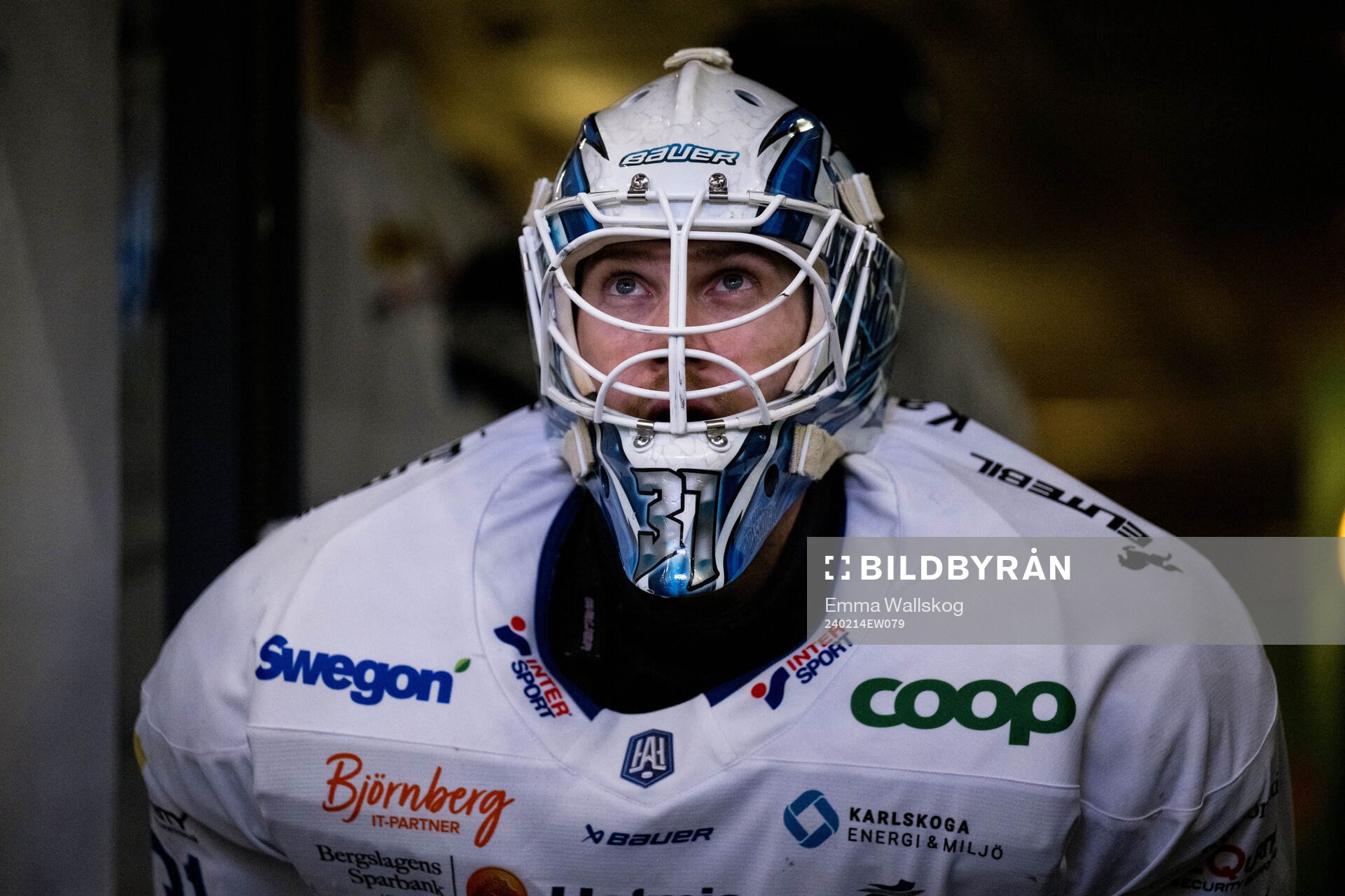 Karlskogas målvakt Marcus Hellgren Smed