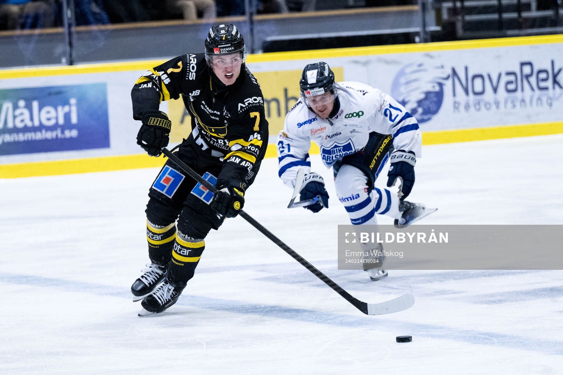 Västerås Hannes Hellberg och Karlskogas Filip Sveningsson