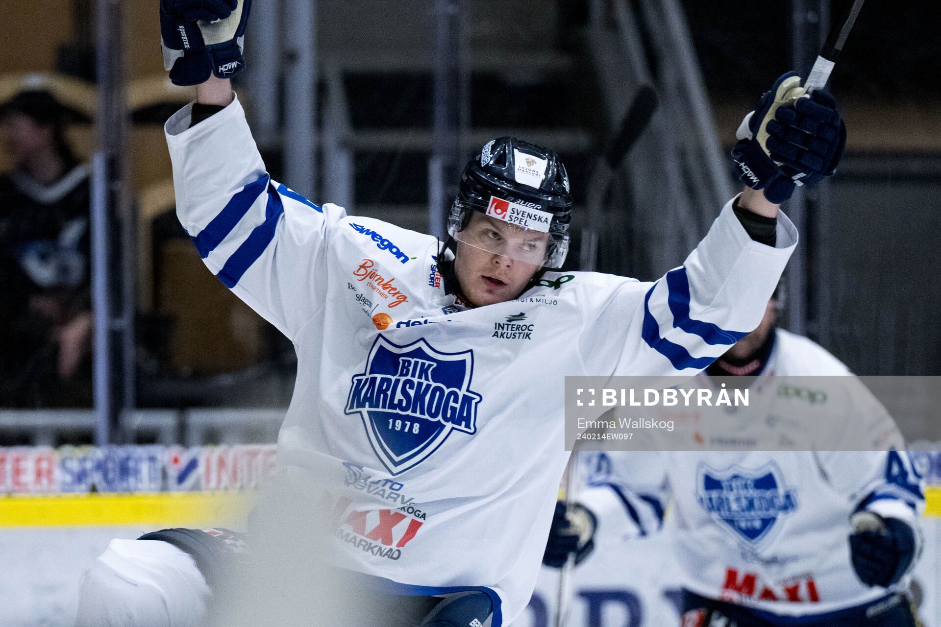 Karlskogas Albin Eriksson jublar