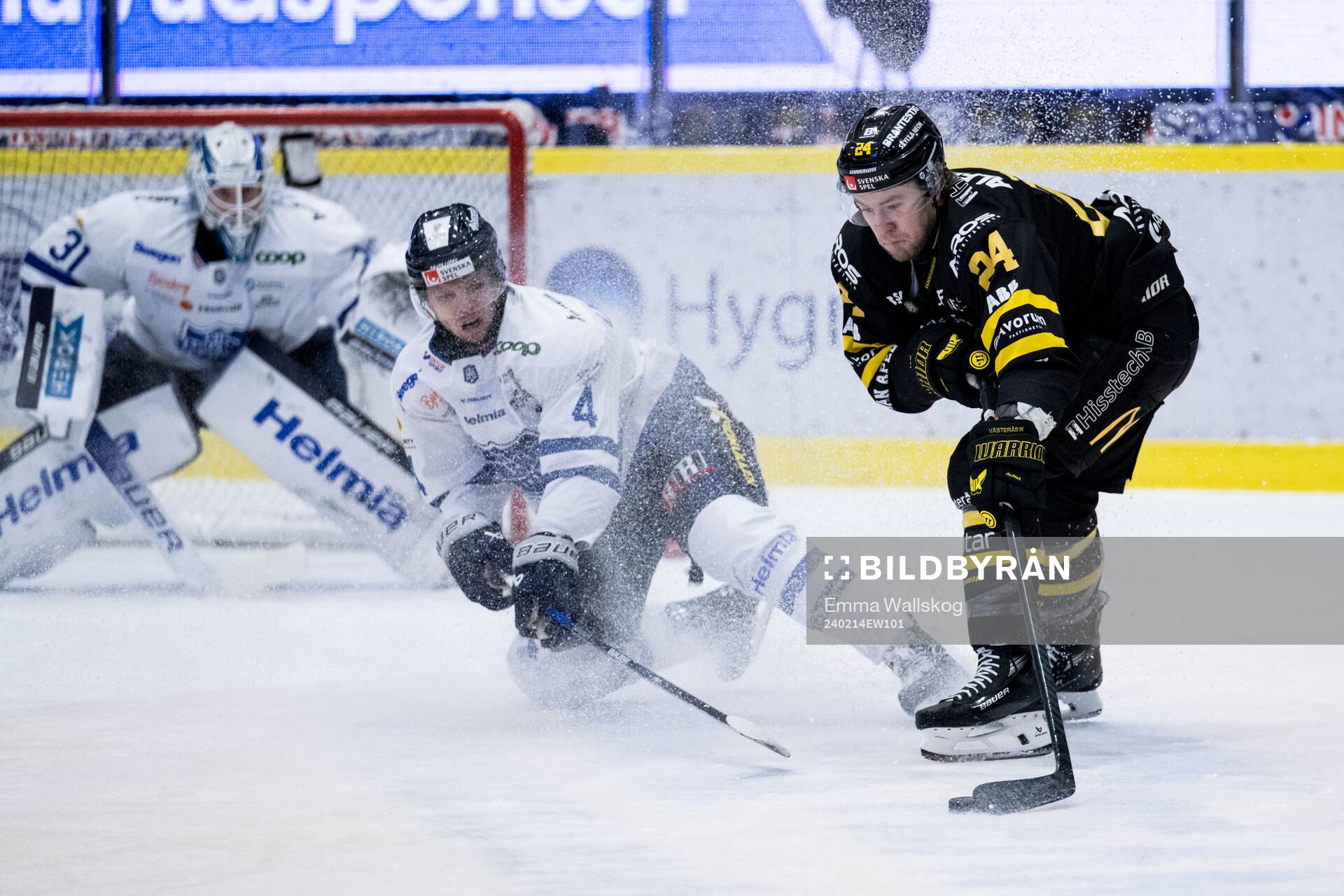 Karlskogas Alexander Leandersson och Västerås Kyle Topping