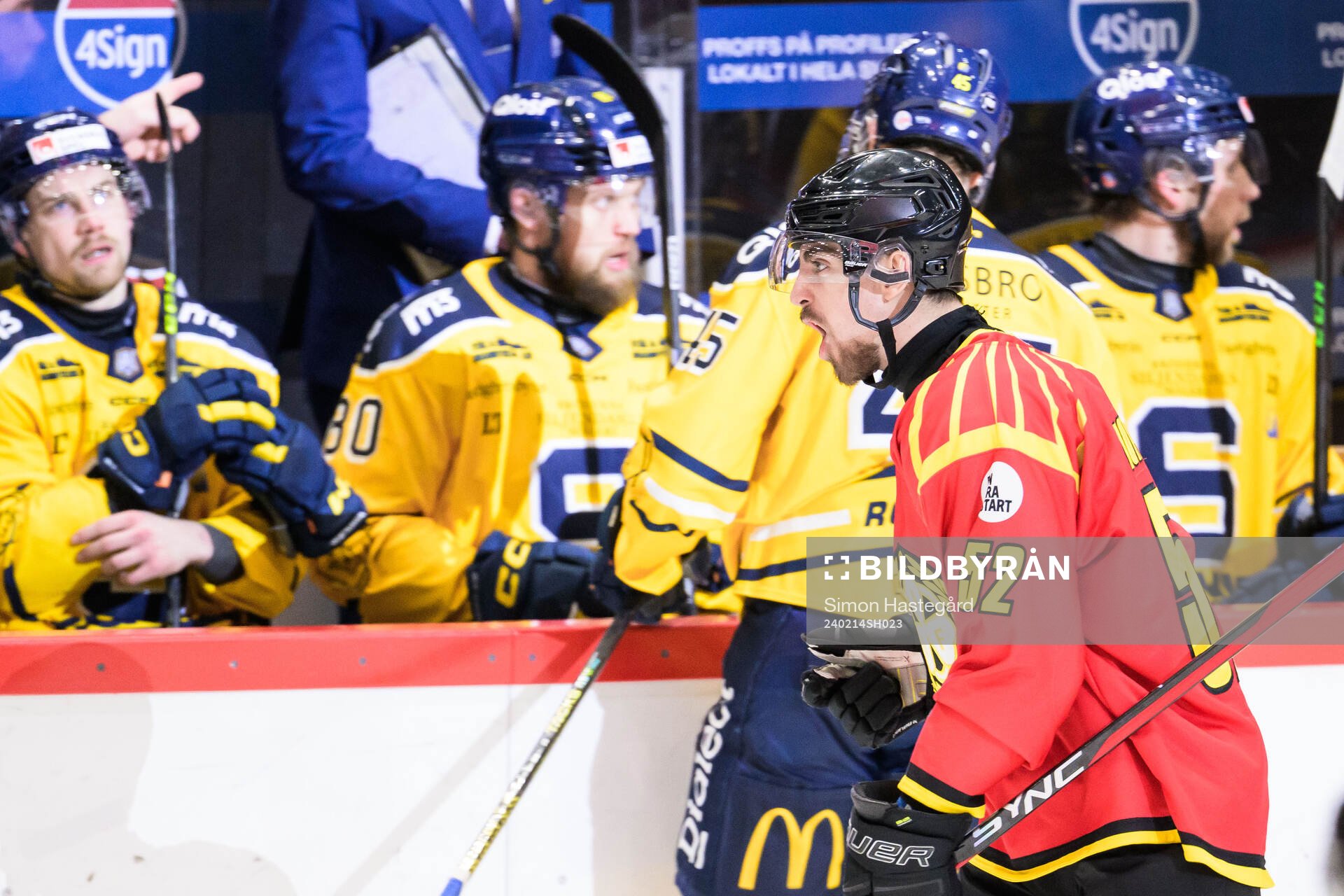 Brynäs Jack Kopacka jublar