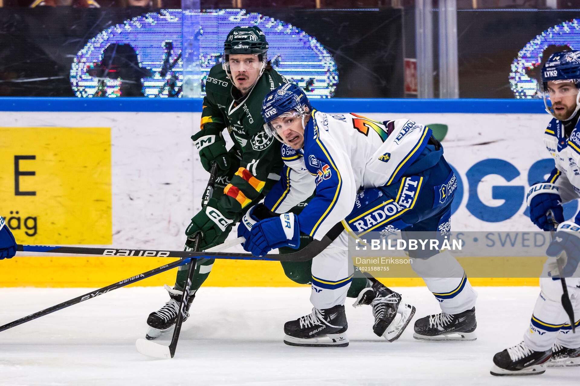 Färjestads Joakim Nygård och Leksands Patrik Norén