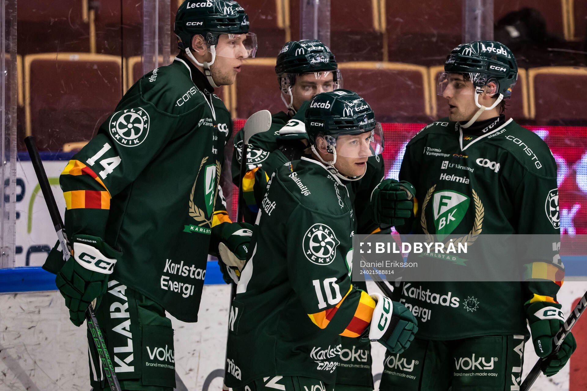 Färjestads Marcus Nilsson jublar