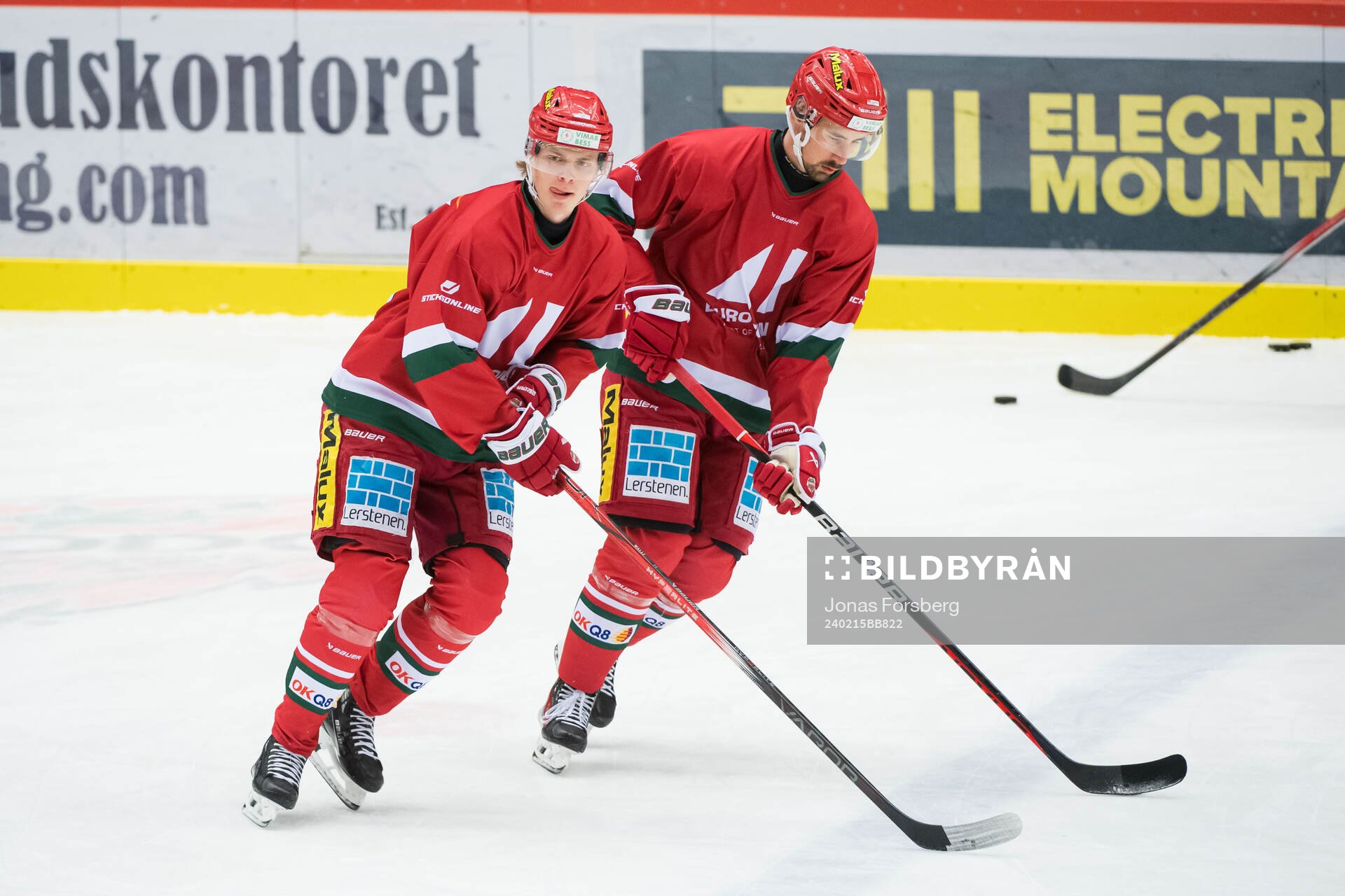 MoDos David Bernhardt och Erik Walli Walterholm  innan