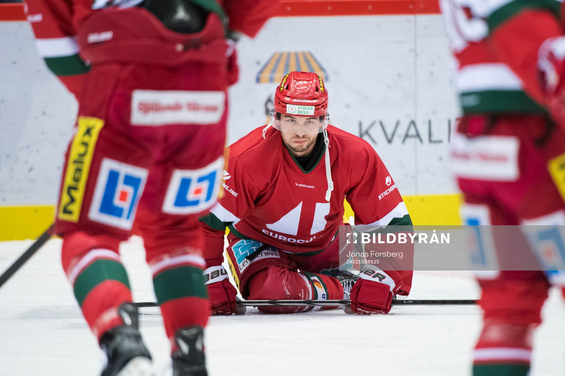 MoDos Daniel O´regan innan ishockeymatchen i SHL mellan