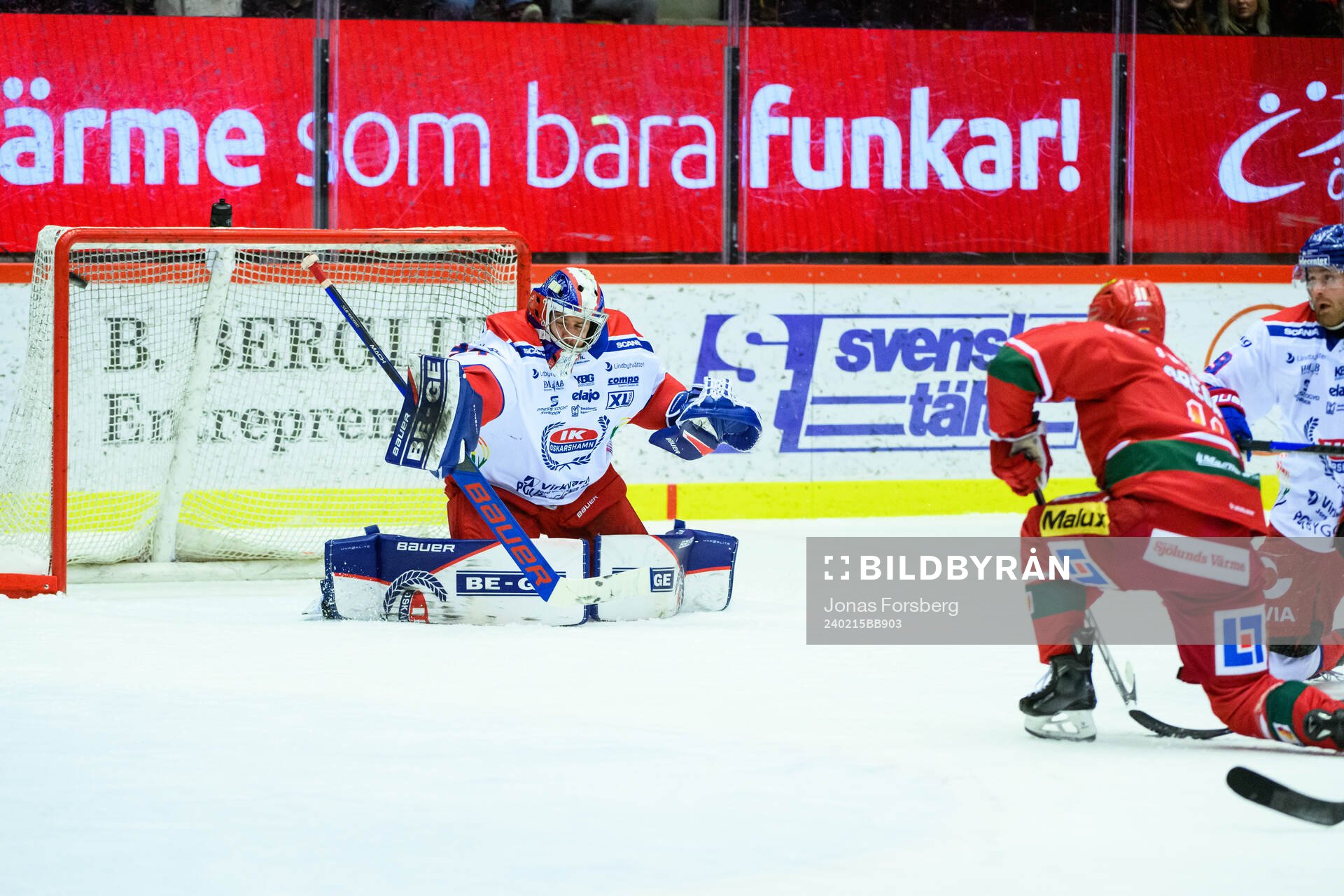 MoDos Daniel O´regan gör 2-0 på Oskarshamns målvakt