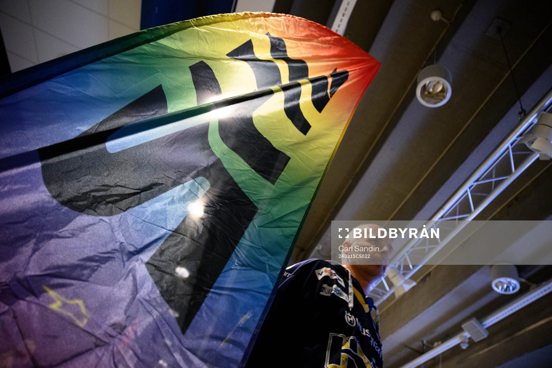 En prideflagga
