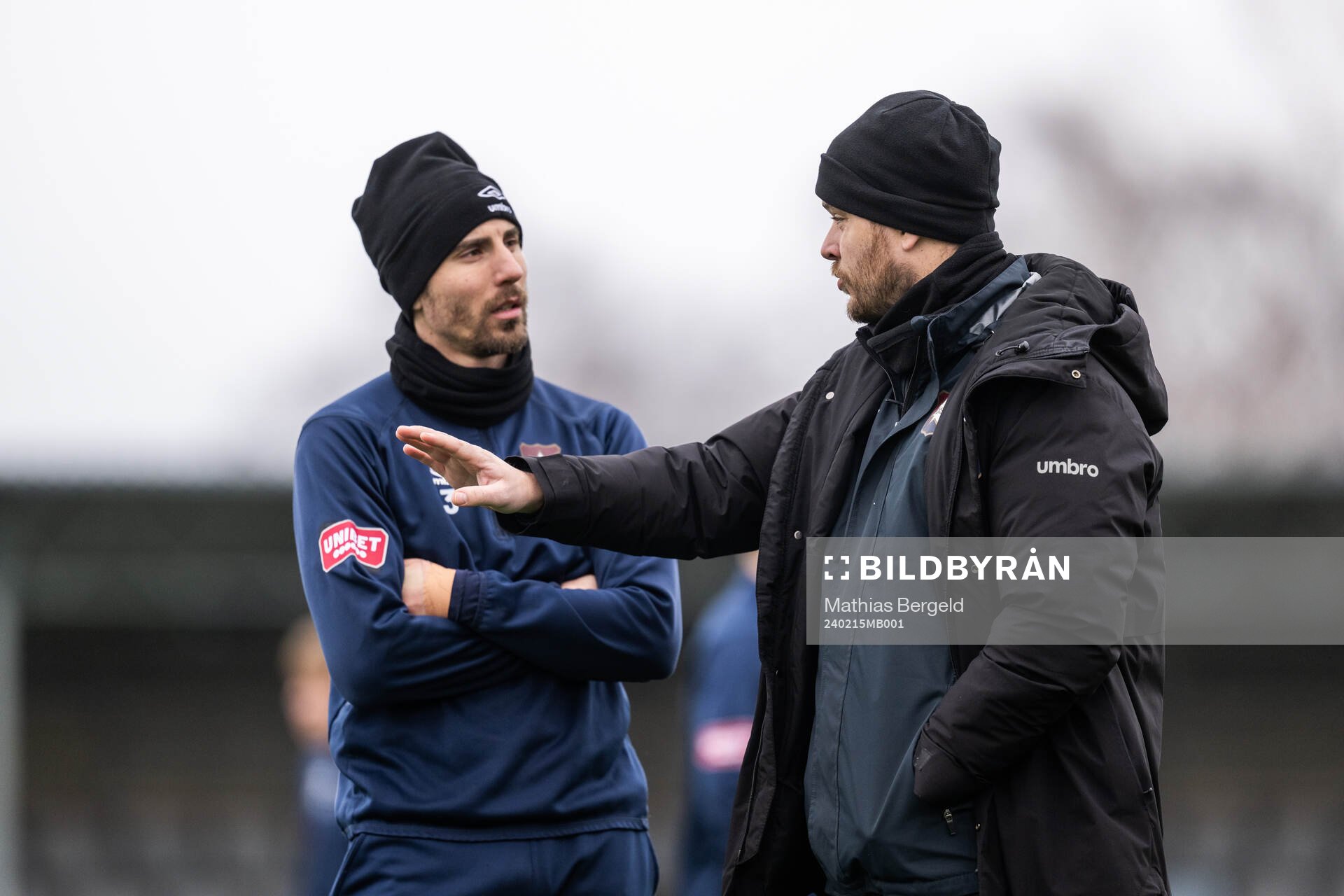 Jonathan Azulay och tränare Andreas Holmberg