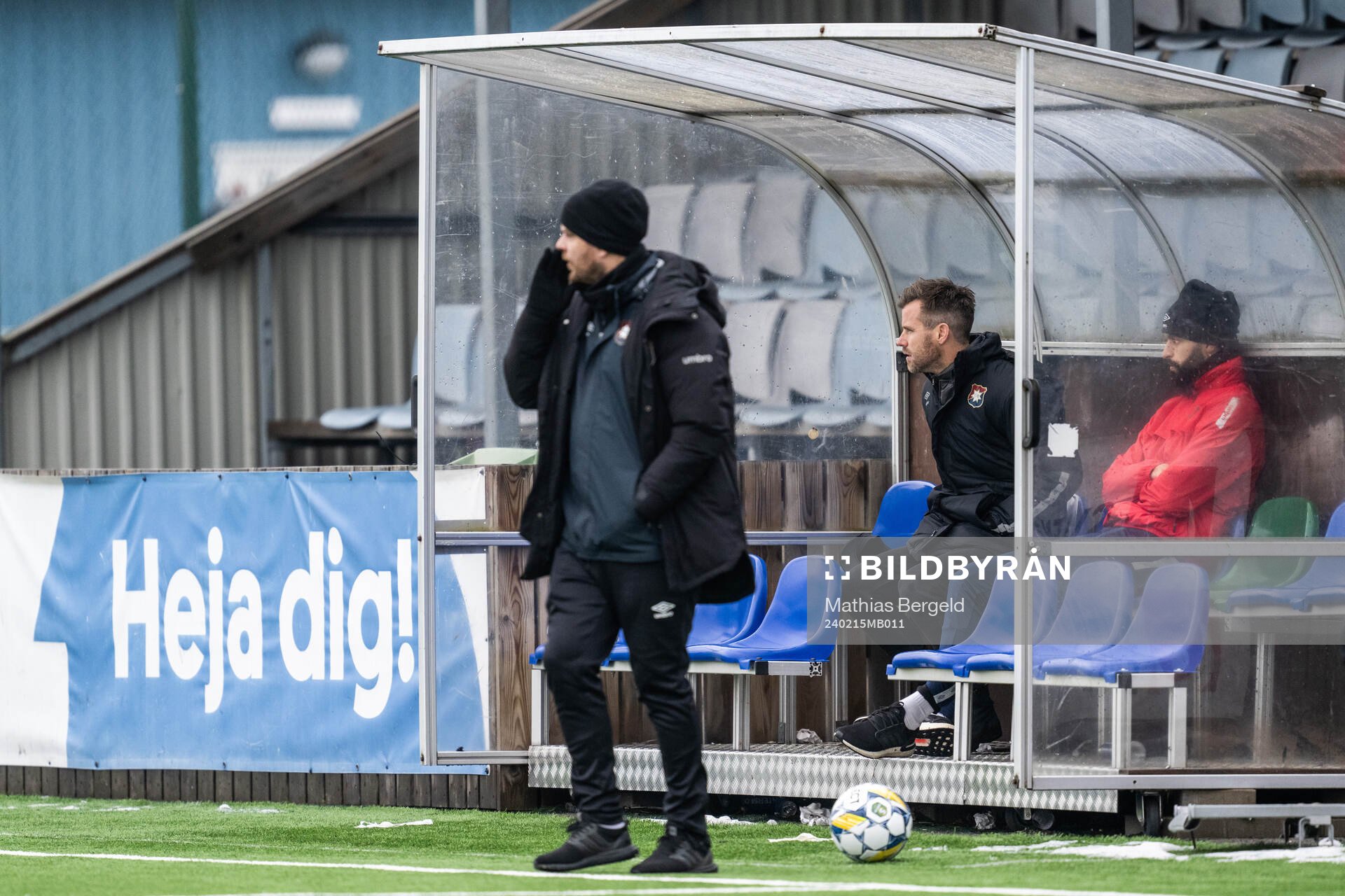 Tränare Andreas Holmberg och sportchef Pontus Farnerud