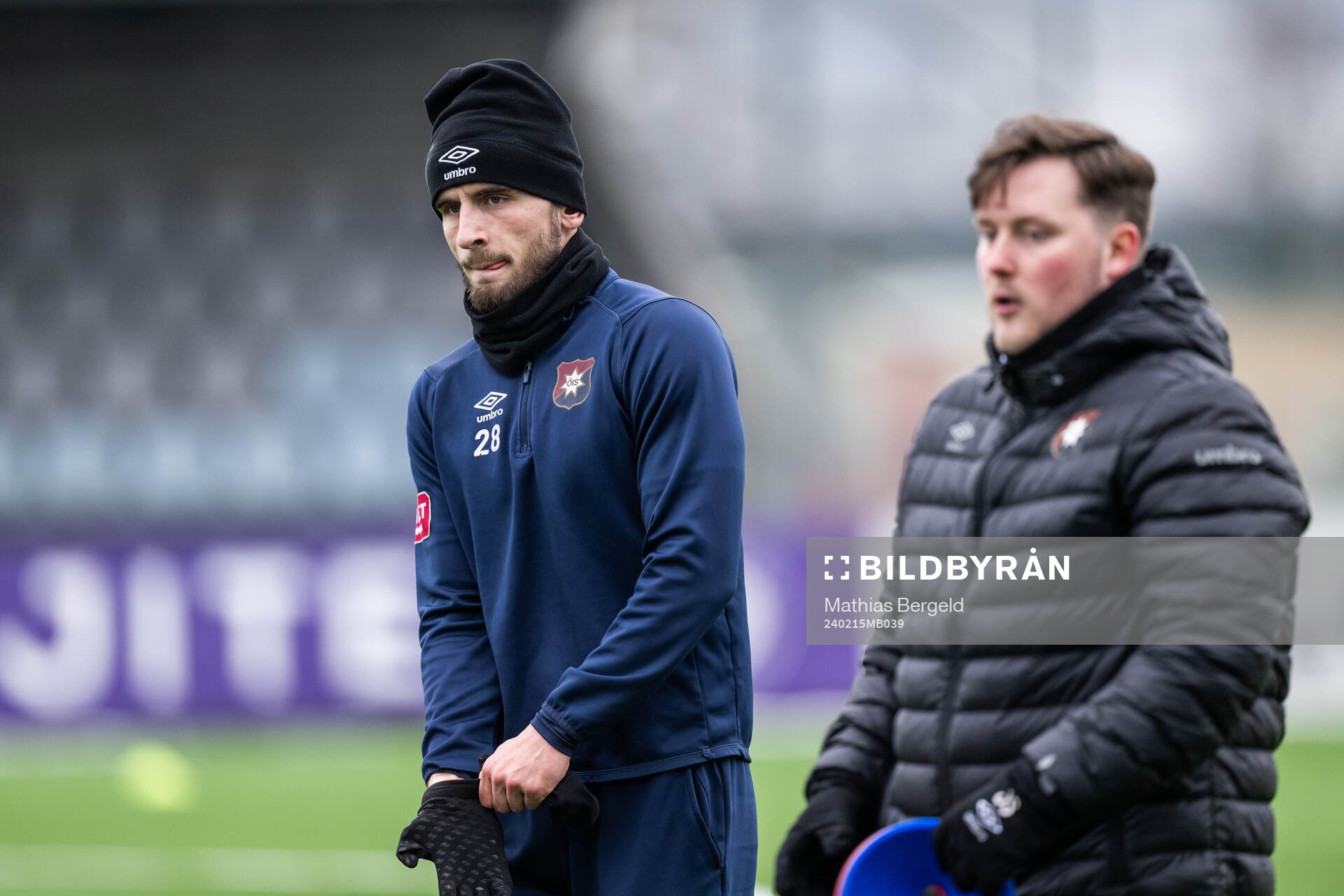 Erion Sadiku och assisterande tränare Jesper Swedlund