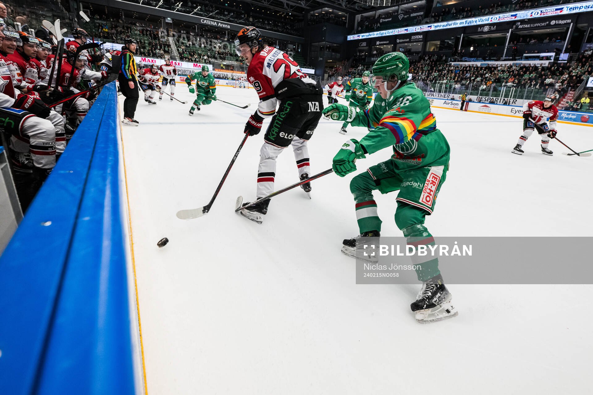 Örebros Milton Oscarson och Rögles Axel Smeds