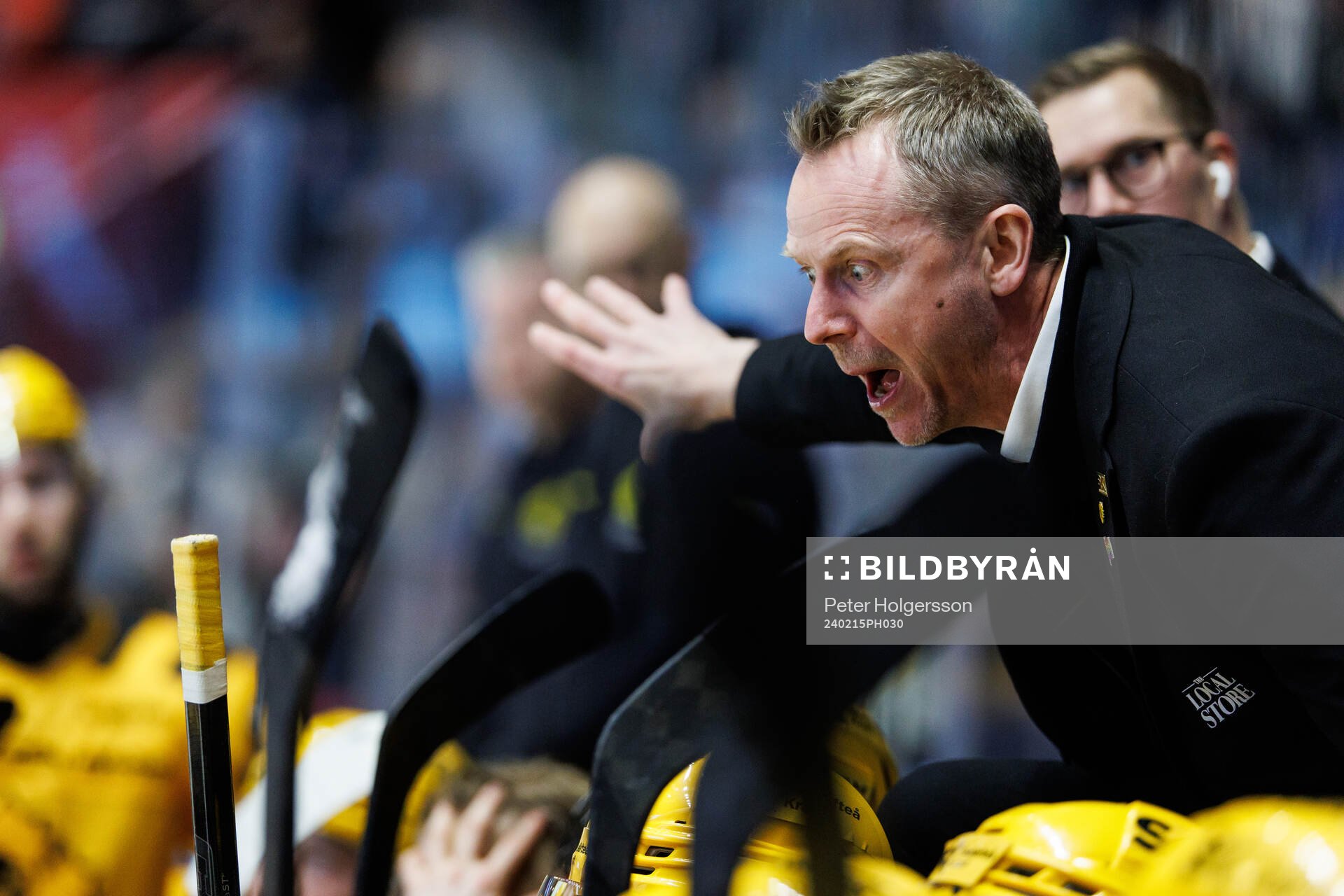 Skellefteås tränare Robert Ohlsson reagerar