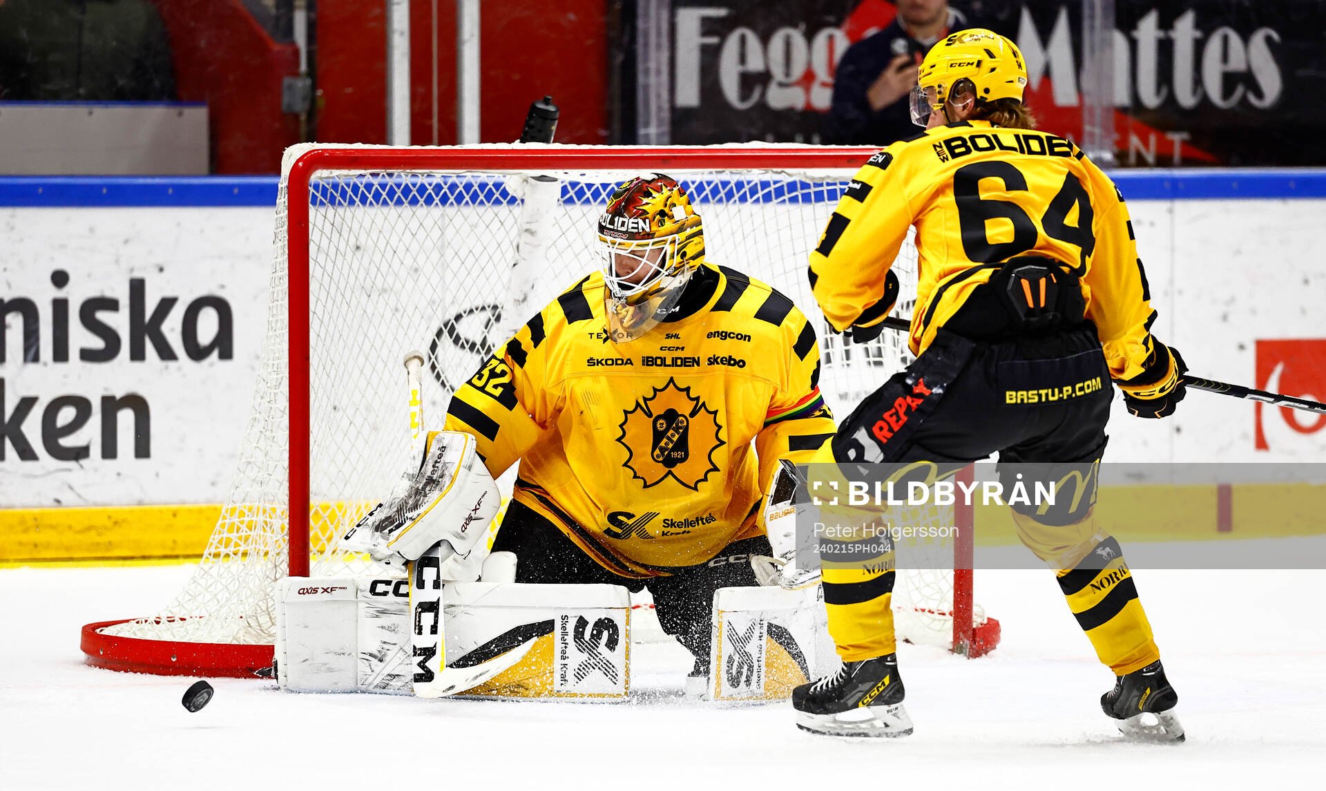 Skellefteås målvakt Linus Söderström