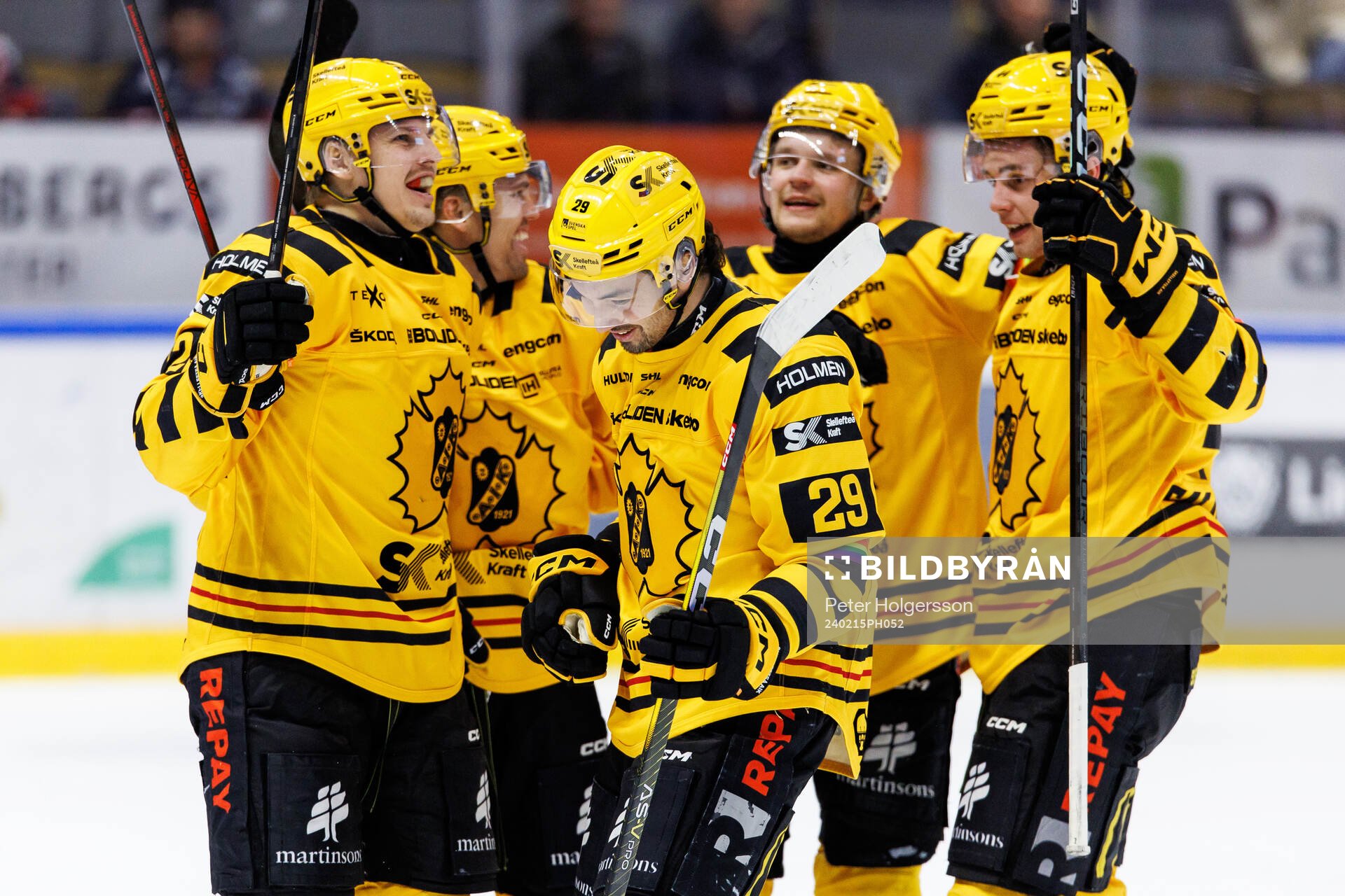 Skellefteås Dylan Sikura jublar