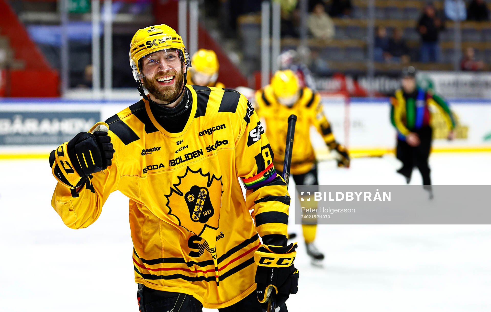 Skellefteås Petter Granberg jublar