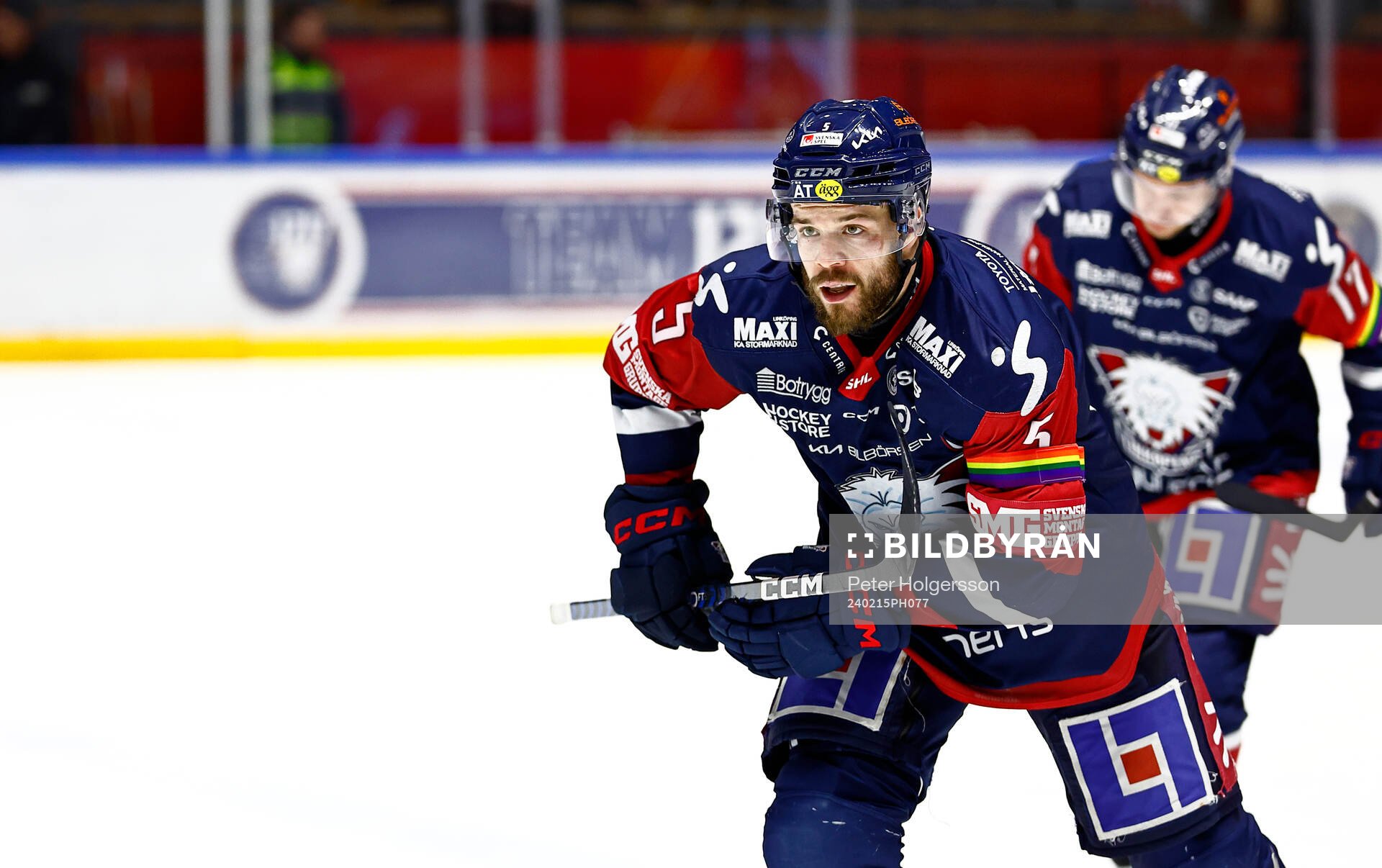 Linköpings Oscar Fantenberg jublar