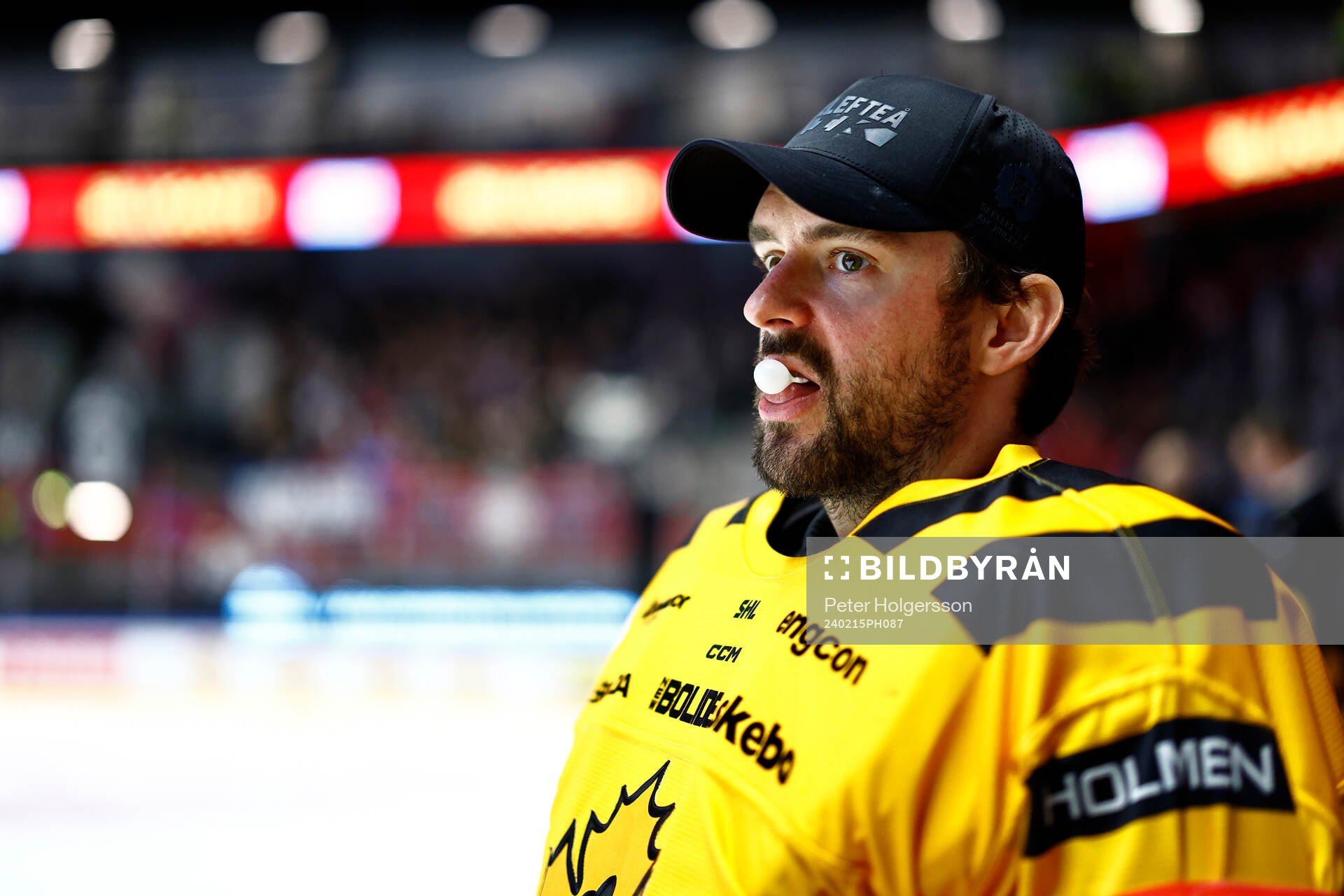 Skellefteås målvakt Gustaf Lindvall