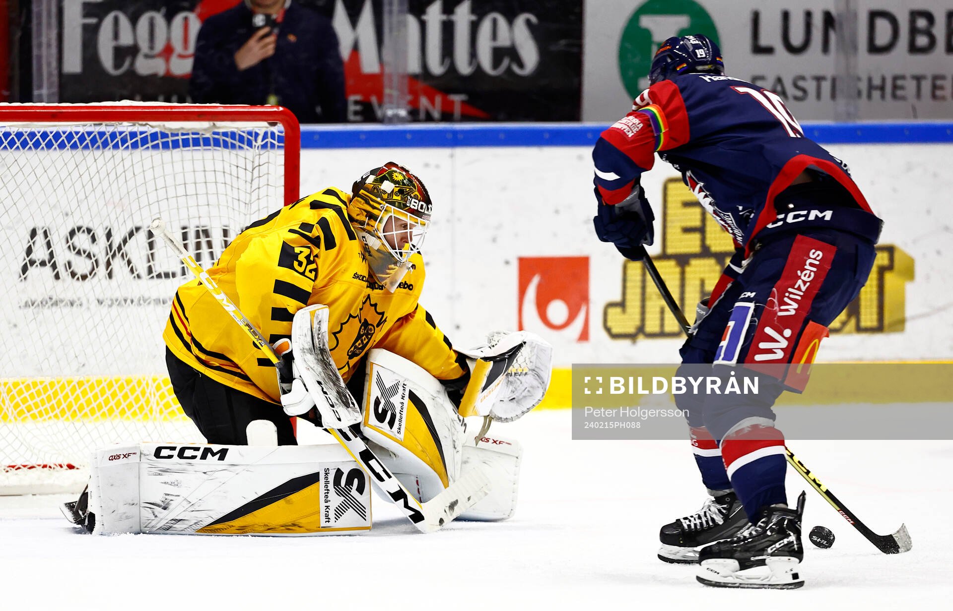 Skellefteås målvakt Linus Söderström