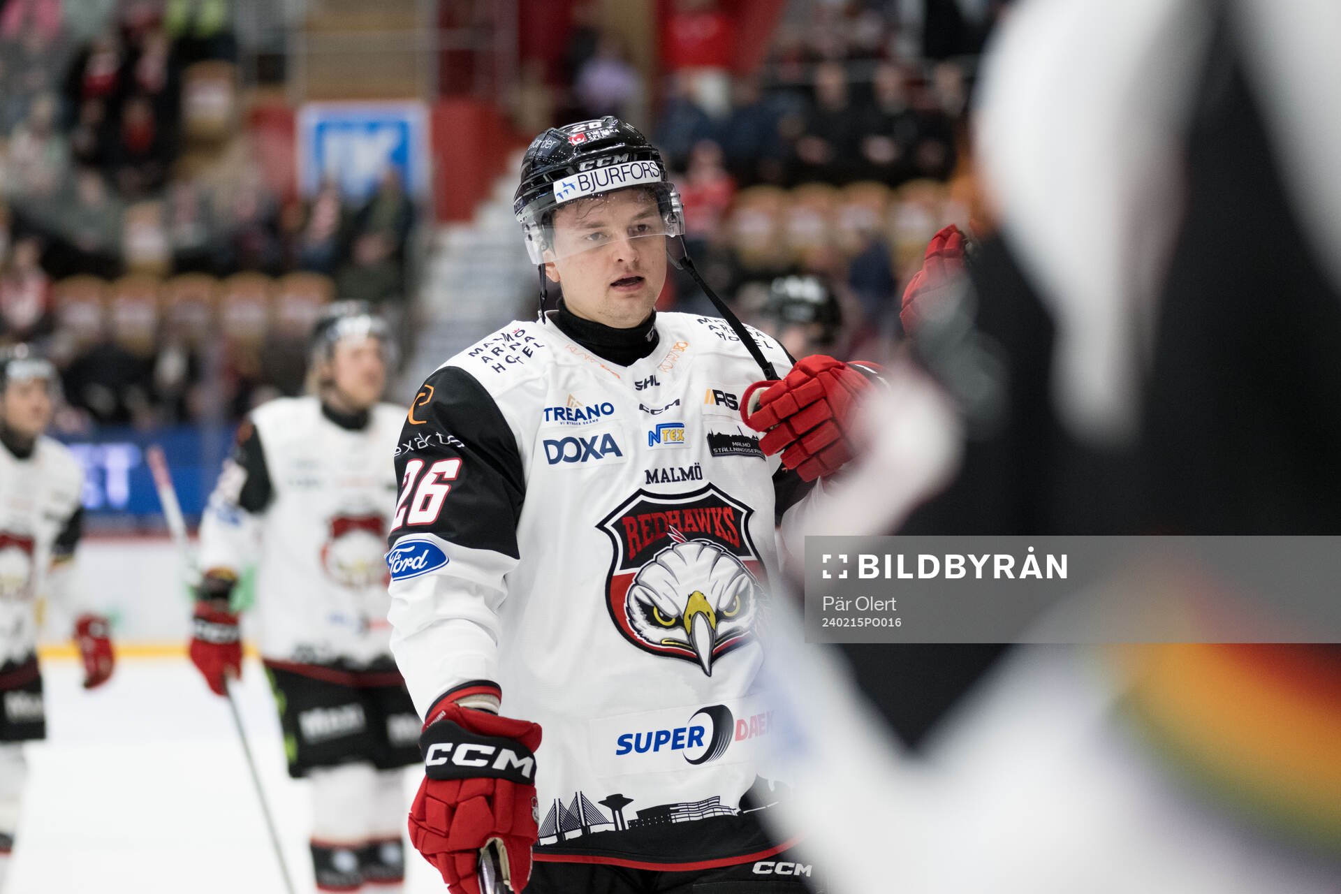 Malmö Redhawks Teemu Kivihalme jublar