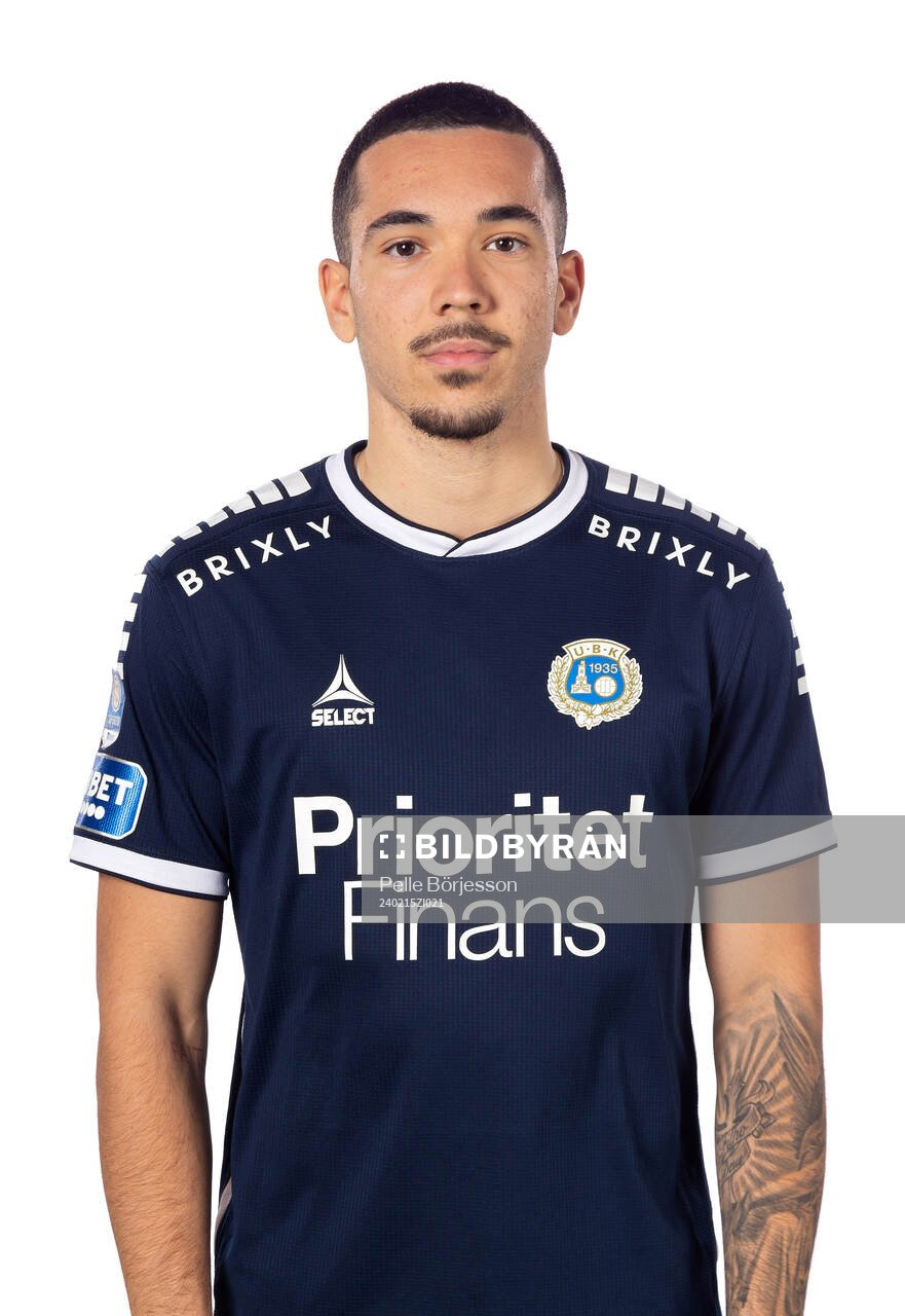 Utsiktens Lucas Lima poserar för ett porträtt den 15 februari 2024 i Göteborg.