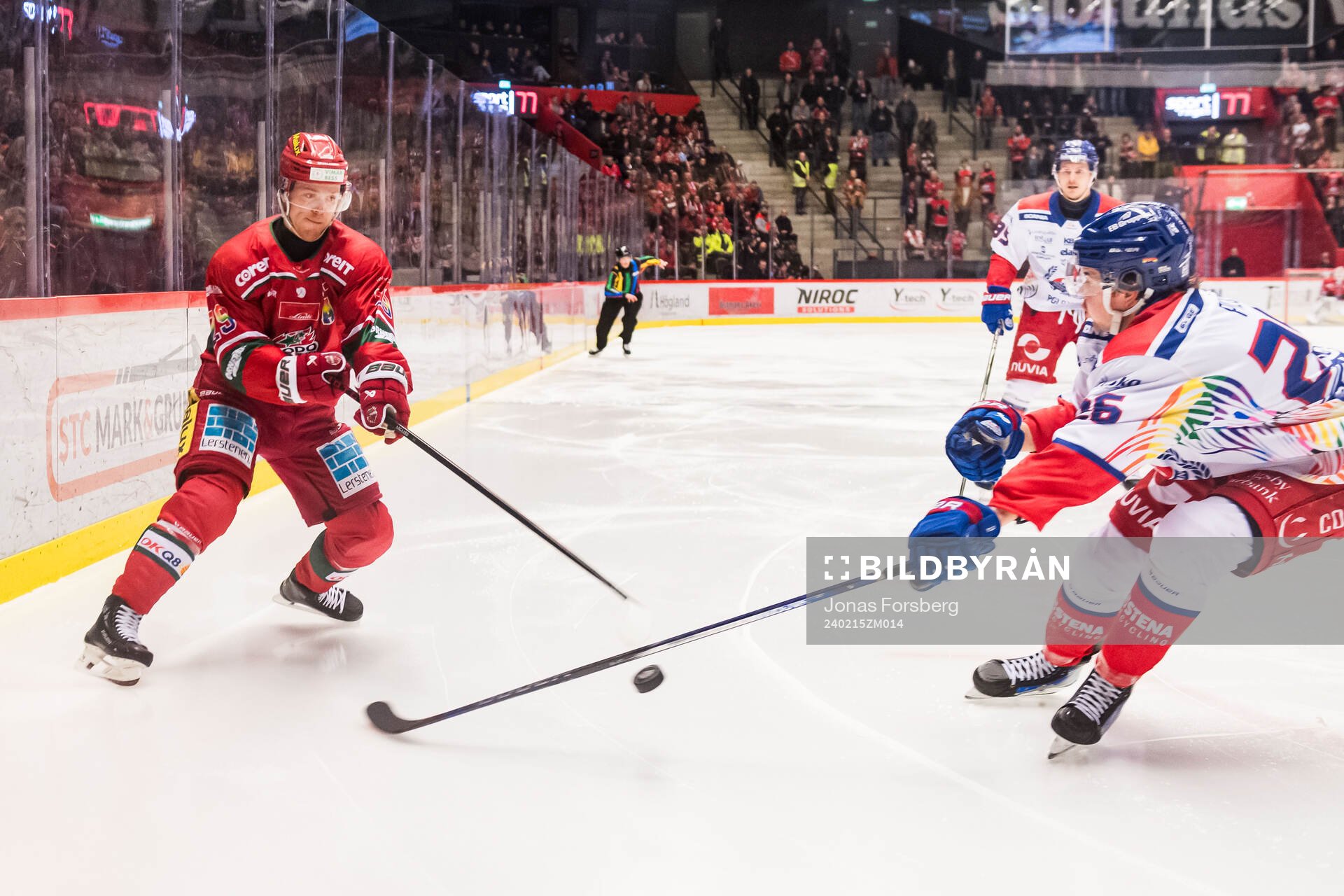MoDos Mikkel Aagaard och Oskarshamns Lukas Pilö