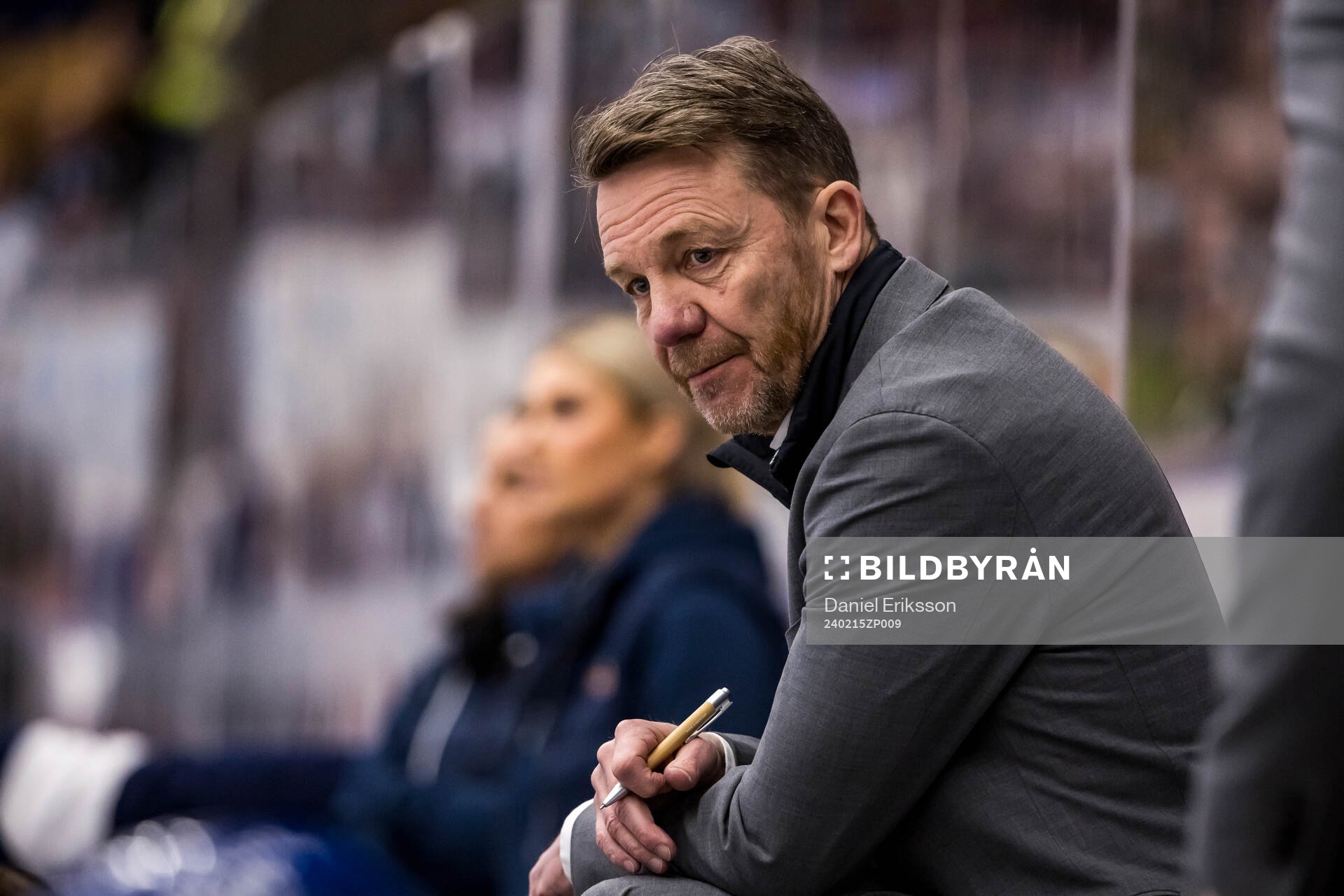 Leksands tränare Charles Berglund