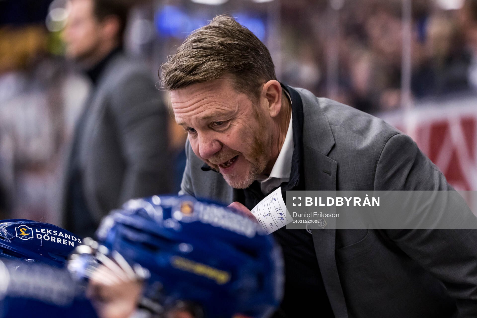 Leksands tränare Charles Berglund