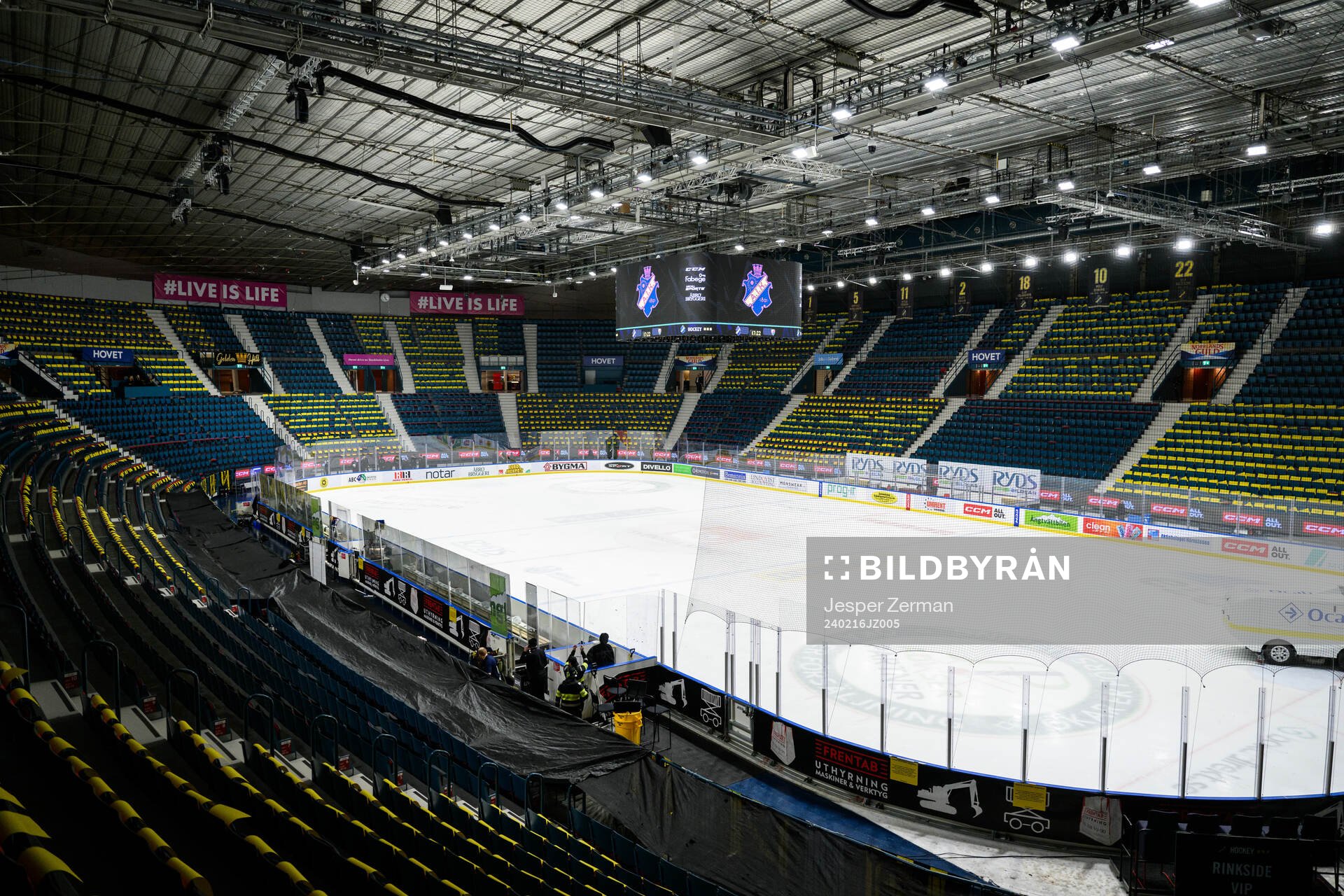 Interiör vy av Hovet