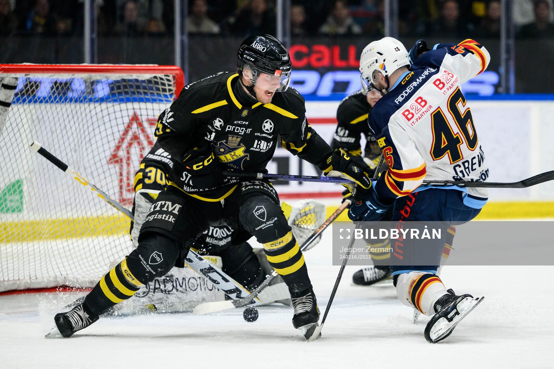 AIKs Alfred Barklund och Djurgårdens Albin Grewe