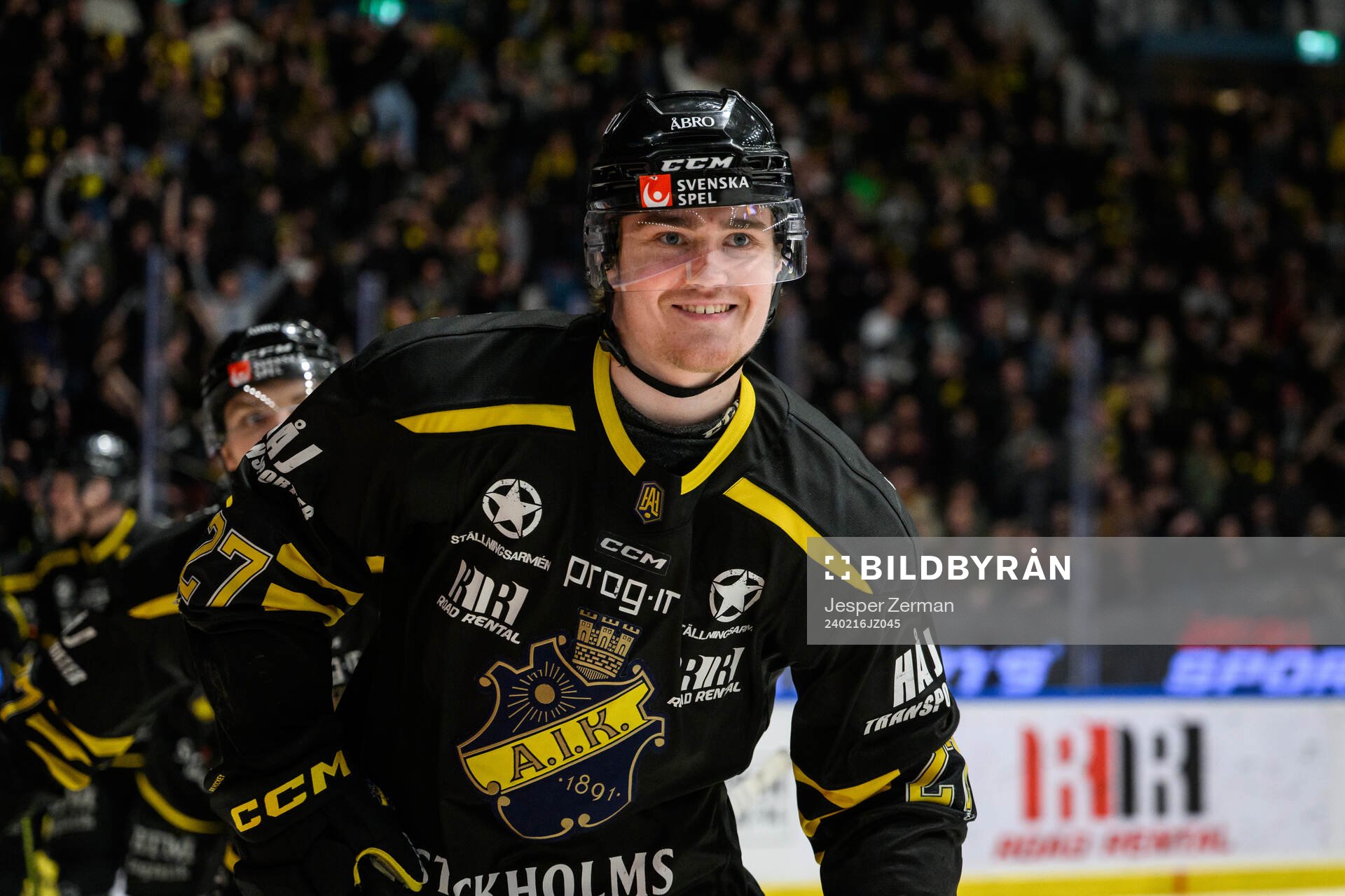 AIKs Christoffer Björk jublar