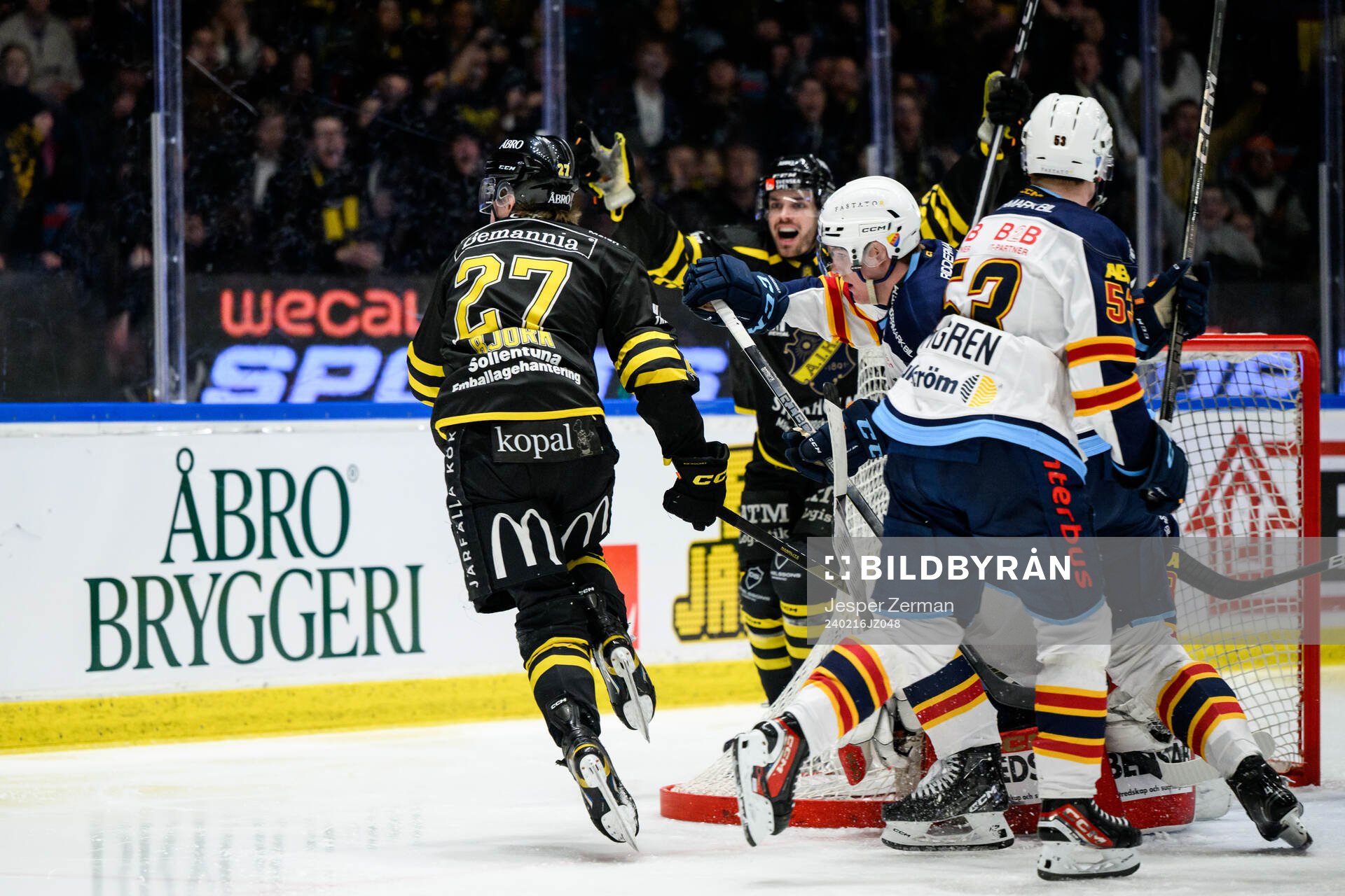 AIKs Christoffer Björk jublar 1-0
