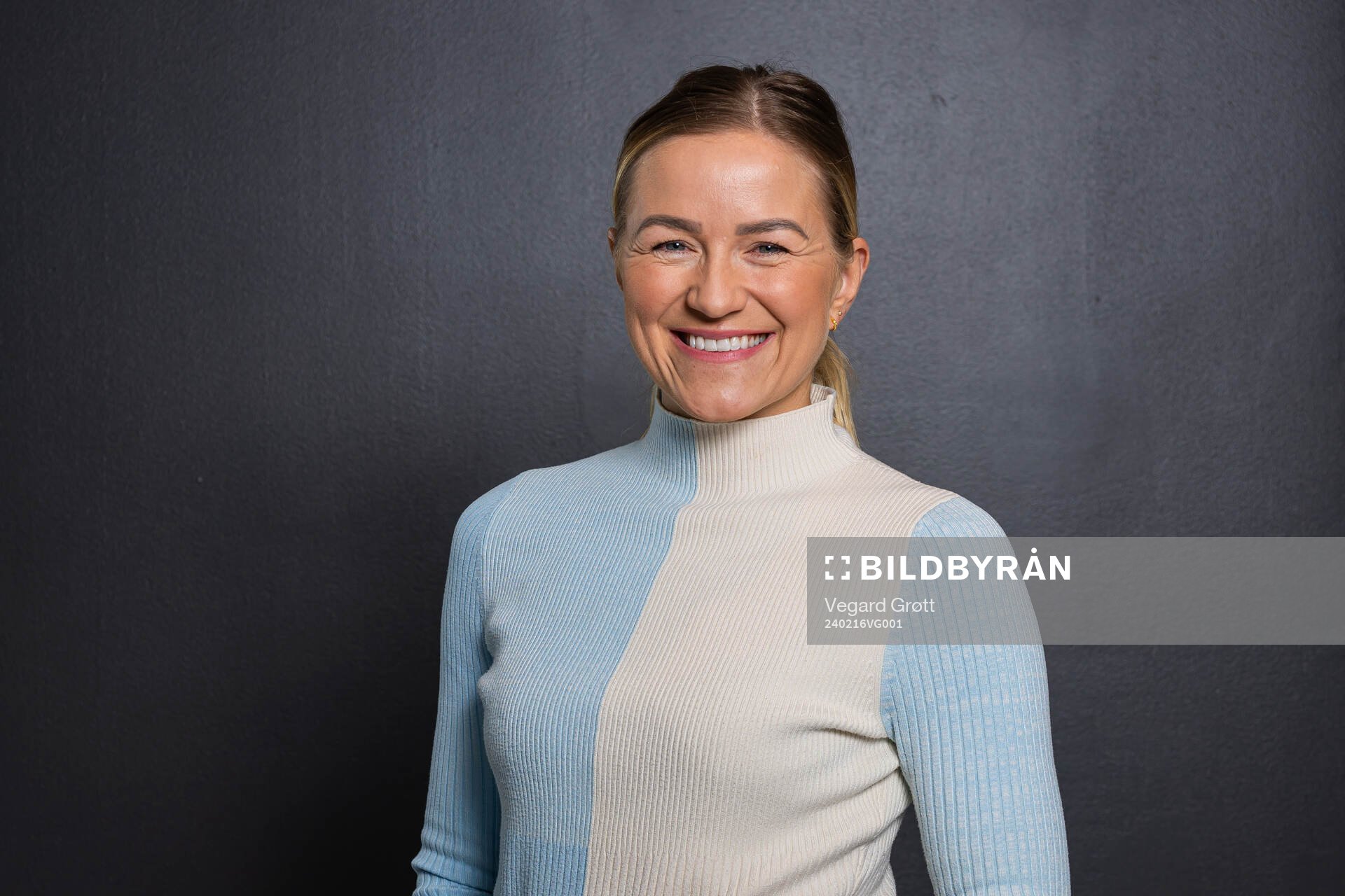 Lene Mykjåland of Toppfotball Kvinner (TFK) poses for a portrait on January 8, 2024 in Oslo. 